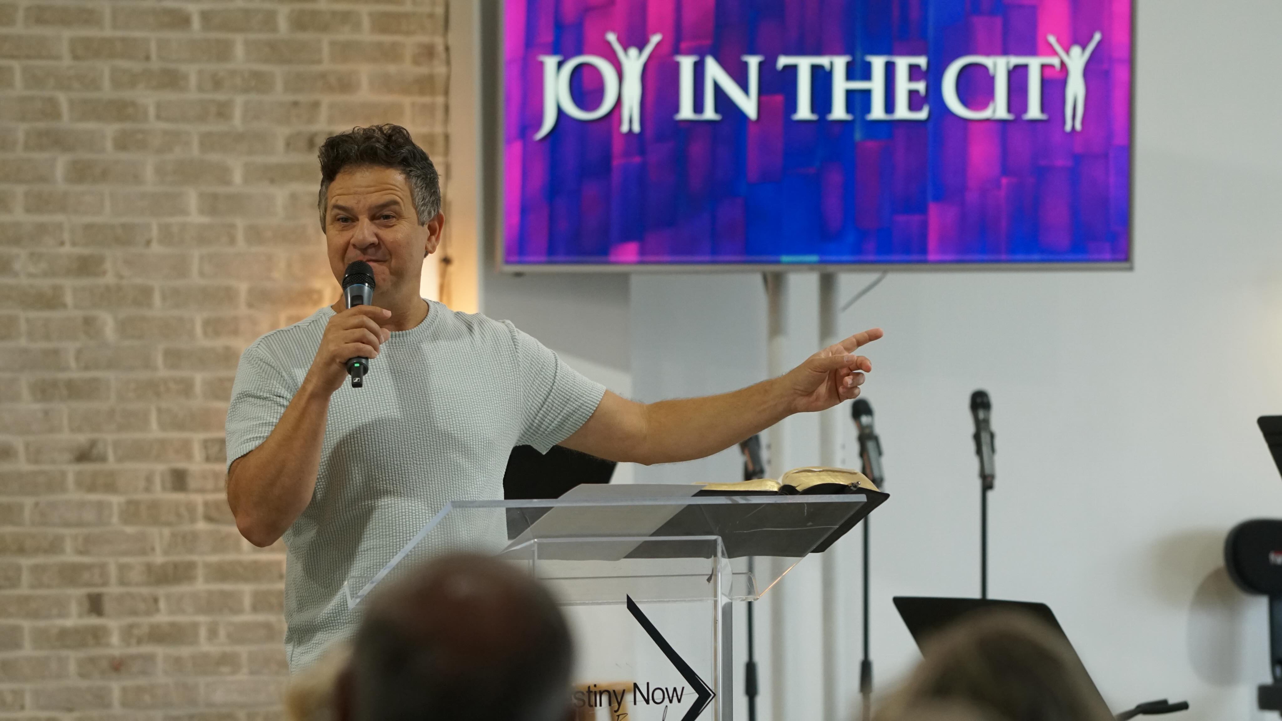 “Joy in the City,” is happening NOW! Join us at 11:30am for this POWERFUL WORD! #betterTogether #DestinyNow #Family #Pentecost
