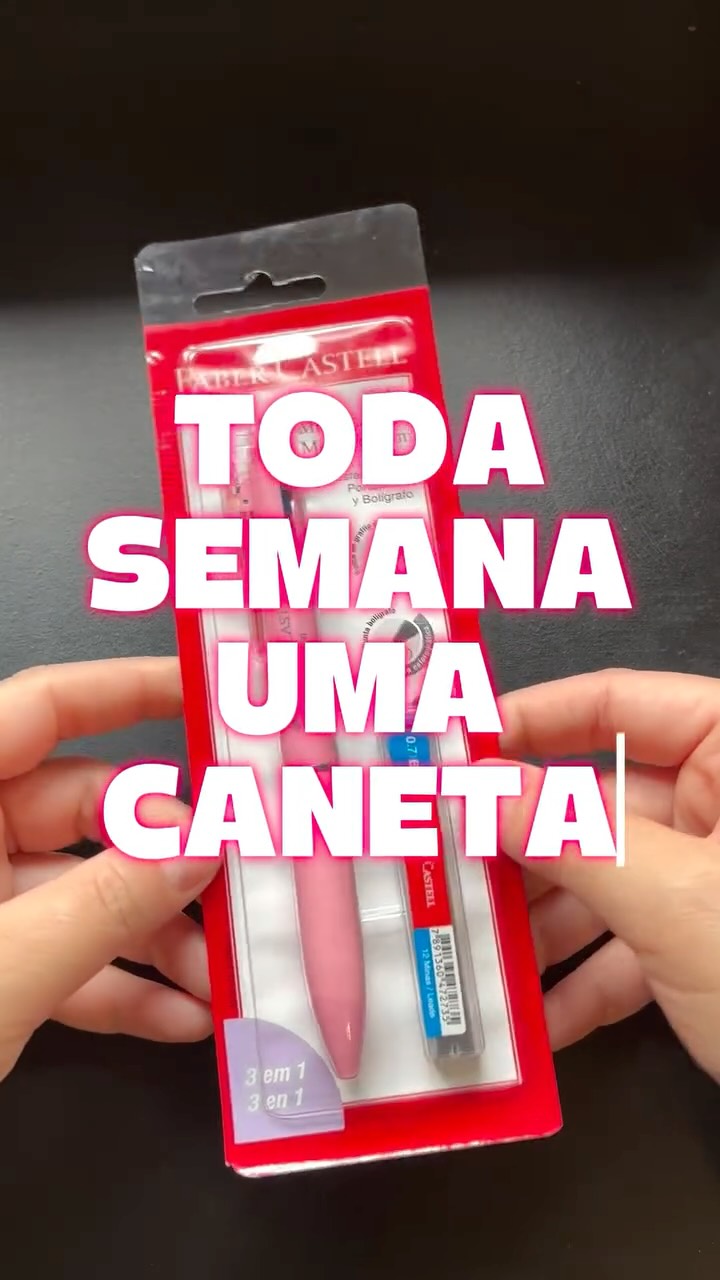 Faber-Castell Mult Function (3x1)
A caneta da semana é o modelo multifuncional da @faber_castell_br, que tem duas cargas de caneta (azul e preta) e uma de lapiseira.
✍️