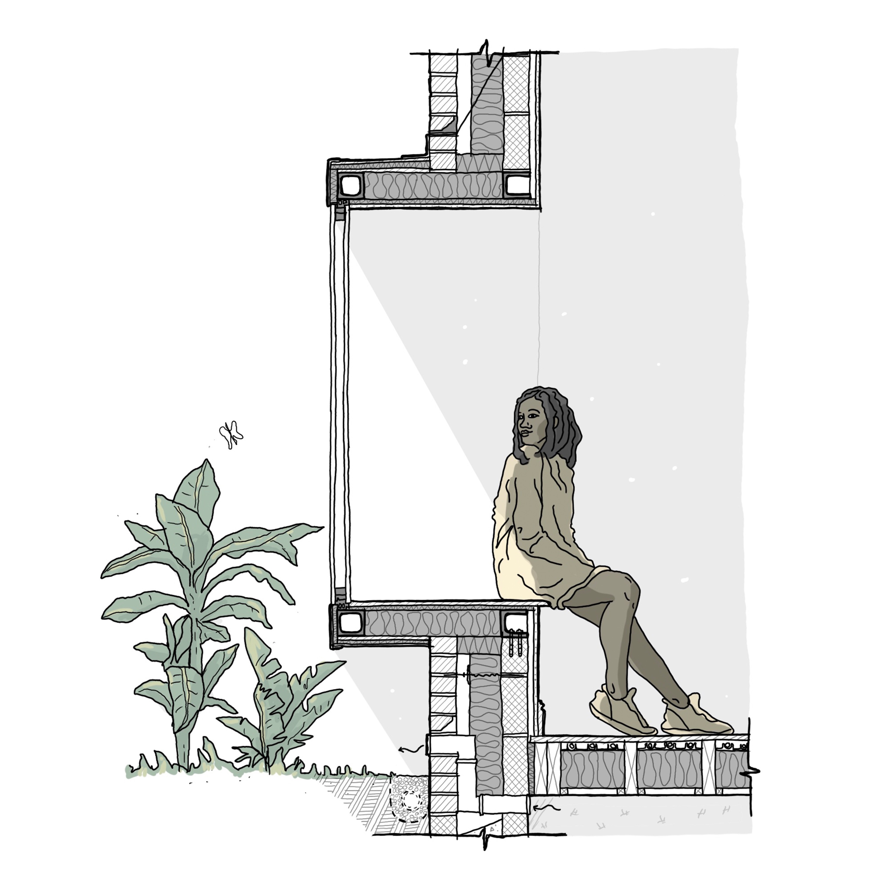 Just working on a oriel window seat detail for one of our projects.
#evergreenarchitects #sketchsection #archisketch #orielwindow #windowseatdetail