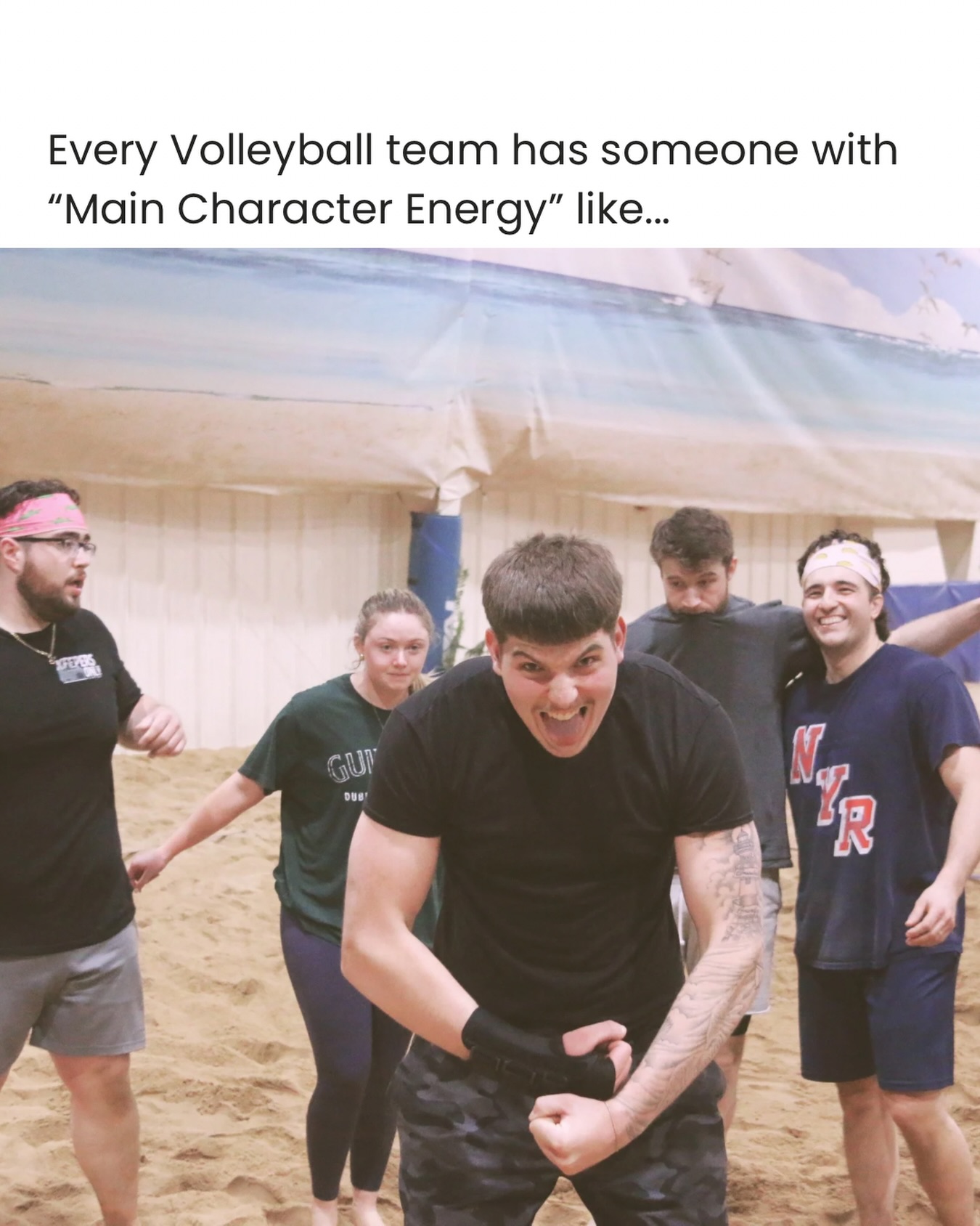 …yeah, they aren’t that hard to spot. 🏐😂