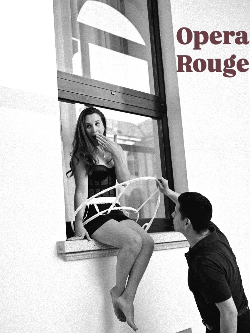Opèra Rouge - "Ciò che si esprime nella sessualità ritorna nei sogni, nelle nevrosi e nell'arte"
Opéra Rouge è un viaggio nell’universo dell’amore e del desiderio attraverso la musica e la parola.
Il programma unisce arie d’opera celebri a letture poetiche e frammenti letterari, esplorando temi di sensualità, passione e sessualità.
“Se il tuo nome saper voi bramate” — Serenata
da Il barbiere di Siviglia di
Gioachino Rossini
“Una parola, o Adina” — Duetto
da L’elisir d’amore di Gaetano Donizetti
“Vedrai, carino”
da Don Giovanni di Wolfgang Amadeus Mozart
“Un dì felice, eterea...Ah, se ciò è ver… Fuggitemi”
da La traviata di Giuseppe Verdi
“E lucevan le stelle”
da Tosca di G. Puccini
“Amami, Alfredo”
da La traviata
DI Giuseppe Verdi
“Pur ti miro” — Duetto
da L’incoronazione di Poppea
di Claudio Monteverdi
Camila Salazar - soprano
Eder Guevara - tenore
Denis Malakhov - pianoforte
Giulia Cusumano - voce narrante
Regia - Gaëlle Meyer
Ore 19:00 - calice diVino insieme agli artisti
Ore 19:30 - concerto immersivo
Mercoledì 27 maggio
Palazzo delle Stelline
Milano
Biglietti su www.Evients.com
#eventimilano #immersivamente
#concertimilano