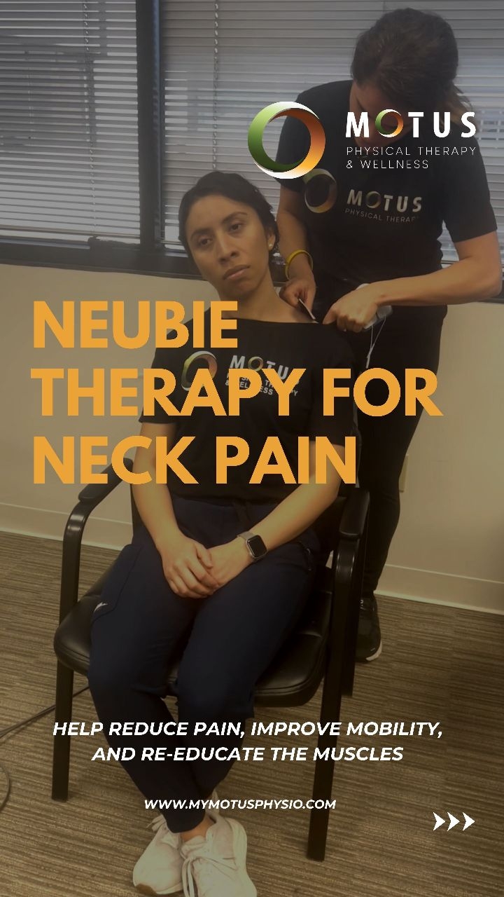Whiplash can leave your neck feeling stiff, weak, and constantly irritated. ⚡️
In this session, we’re using the NEUBIE to help reduce pain, improve mobility, and re-educate the muscles after injury. By combining targeted stimulation with movement, we help the nervous system reconnect and restore function, not just mask symptoms.
If neck pain has been lingering after an accident or sudden impact, your body may need more than just rest. 👊
Ready to move without pain again? DM us “NECK” to learn how we can help.
www.mymotusphysio.com | 832-548-4415 | info@mymotusphysio.com | 4500 Bissonnet St Suite 365, Bellaire TX.