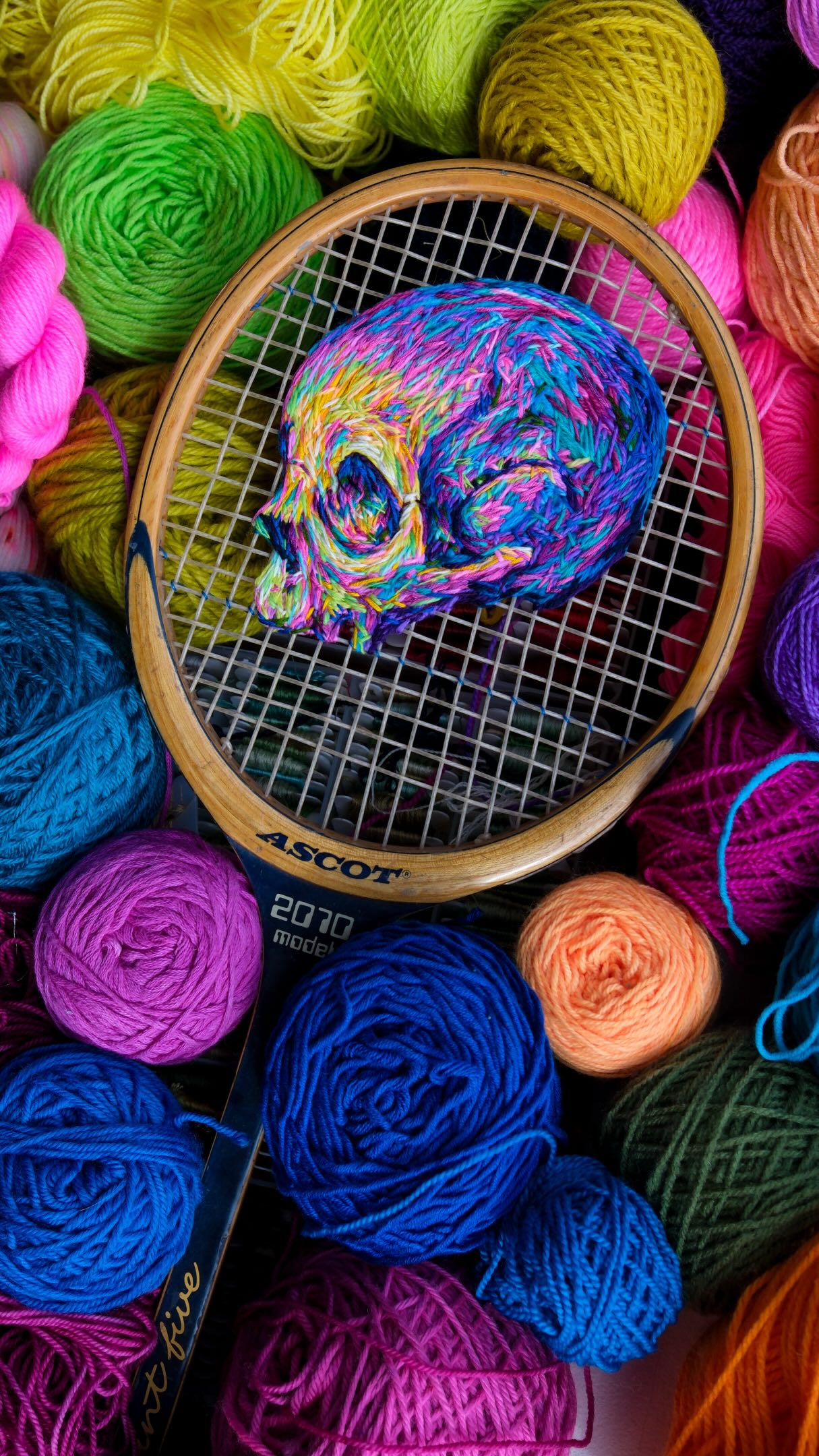 What’s inside me but skull and bones.
I’ve been a stitching this study by Cornelius Visscher from the 1600’s, reimagined in full colour, and thinking about time. It’s been 100s of years since this initial sketch was made, and 10 years since my What a Racket series started. One, a lifetime ago, somehow makes me feel so connected to being human. In comparison a decade is nothing and it’s humbling to feel like these big mile stones are small in the great tapestry of time. I think I’m having a staring at the stars moment here!
I feel grateful to be passing the days by working with my hands and experiencing the joy of creativity spill out. To me it slows everything down - cuts out the pull of the phone, the urgency of a screen (yes I’m typing this online and 100% see the irony!) and makes being human, enough. If you have a little something to stitch, build, plant or fix - I can highly recommend it.
✨🩷🏸 I’m looking forward to celebrating a decade of rackets with you in the next drop (soon soon!)
Happy Sunday star gazers.
#embroidery #needlework #whataracket #skullart #fibreart