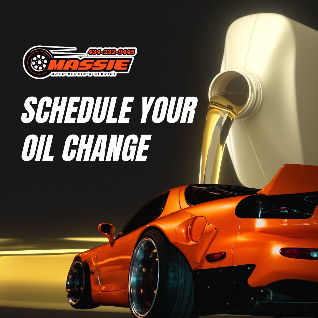 Routine maintenance keeps your vehicle working hard — and it all starts with a quality oil change. At Massie Auto Repair & Service, we don’t do quick shortcuts or rushed jobs. We use quality oil, quality filters, and experienced techs that treat your vehicle like it’s their own.
Whether you drive your truck every day for work or depend on your family vehicle to get the job done, staying on top of your oil changes helps protect your engine, improve performance, and avoid costly repairs down the road.
Stop by Massie Auto Repair & Service and keep your engine running strong.