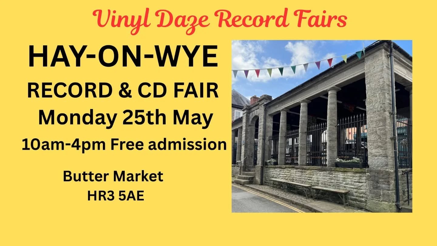 Bore da!
Hope you're all enjoying the bank holiday weekend.
Don't forget the shop is closed today but we are attending the Vinyl Daze Record Fairs record fair in Hay-On-Wye.
Loads of records and CDs available plus the Hay Festival is on too so if you're in the area please pop along and say hi.
Back open at Parks Street HQ tomorrow at 10a.m.
#thesecond45 #llanellirecordstore