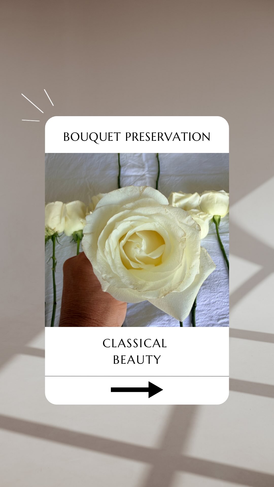 From her hands on the day, to her wall 🤍
Soft creams and whites — roses,lisianthus, stocks and carnations — preserved in full 3D and set into a 40x40 frame.
Delicate to work with. Timeless once it’s done.
Would you preserve yours? Let me know below 👇
Tag a bride who needs to see this 🤍#bouquetpreservation #goldcoastweddings #goldcoastbride #weddingflowers