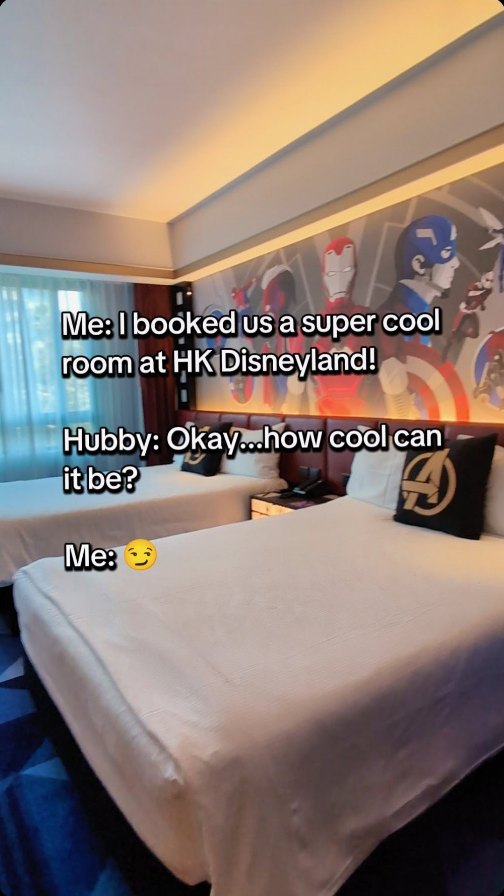 POV: You book the Marvel room at HK Disneyland and your inner fangirl totally geeked out.
@hkdisneyland @disneyparks #hongkongdisneyland #hollywoodhotel #disneyhotel #marvelroom #marvelfan