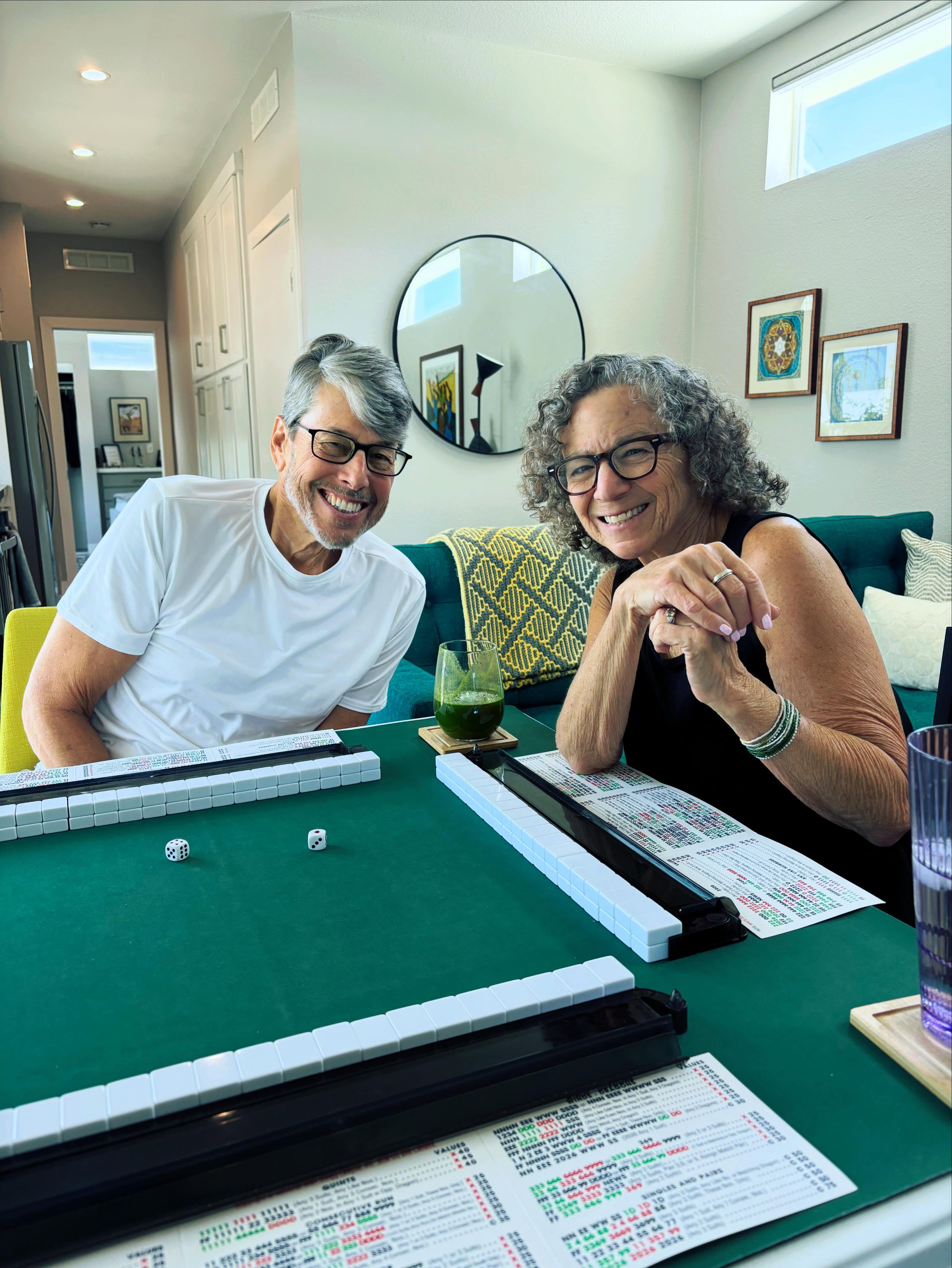 Mom and David in their natural habitat!
#MahJongg #PalmSprings #Vacation
