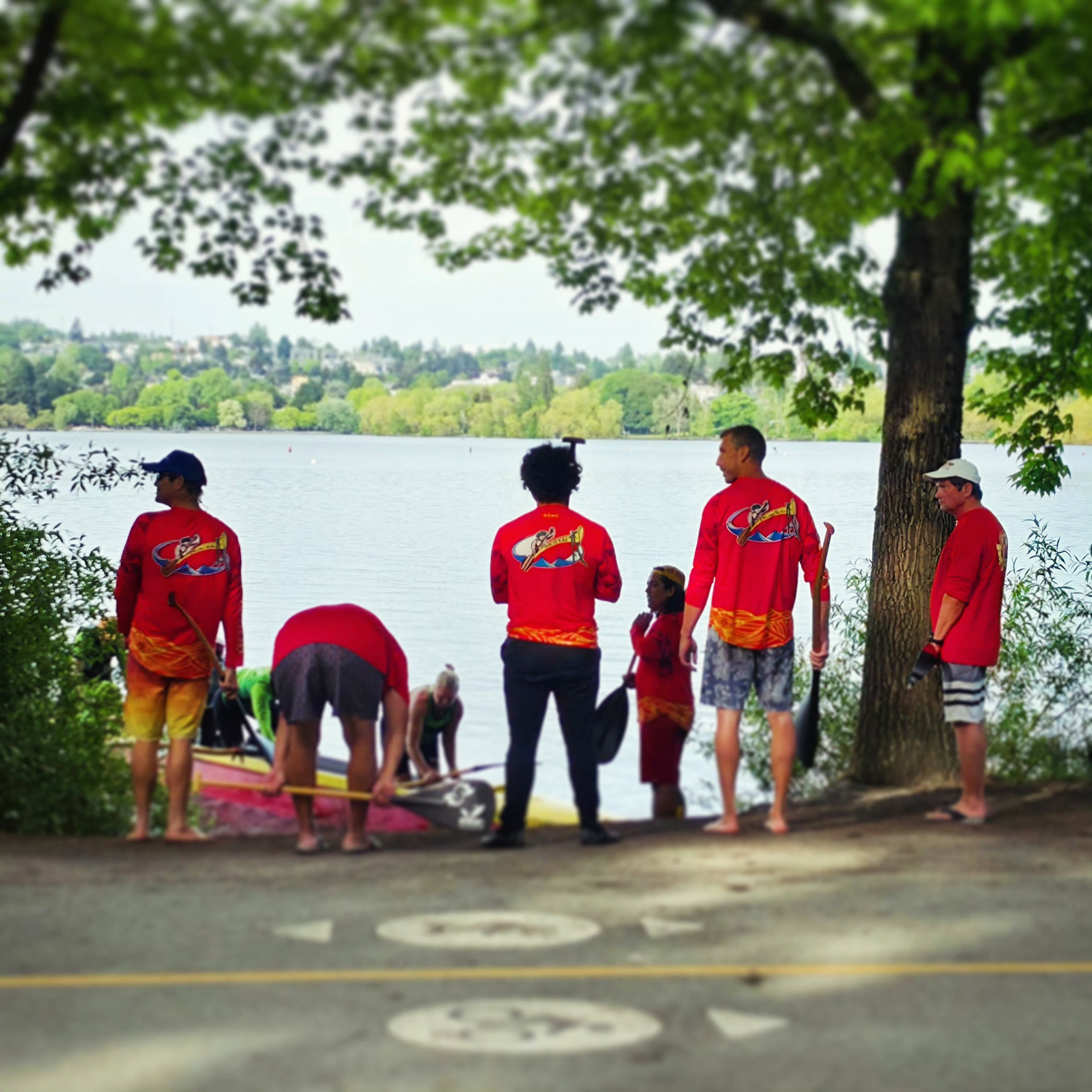 It's been so cool watching Lane discover his joy for outrigger canoeing and this community. #pugetsound #outriggercanoe