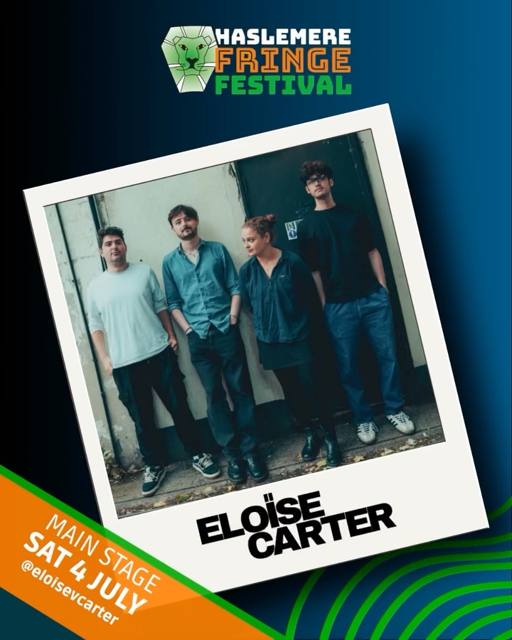 South Coast alternative indie rock band Eloïse Carter bring a blend of raw, introspective songwriting with the intensity of full-band indie rock to the Main Stage on Saturday 4 July!
Drawing influence from the likes of Phoebe Bridgers and Wolf Alice, the band’s sound goes from intimacy to intensity. Following their sold-out Heartbreakers Southampton headline, the band doubled the size headlining The Joiners, as well as headlining the Vaults Stage at Icebreaker Festival 2026. Supporting the likes of Prima Queen, The Native and Sløtface, the band are building momentum across the UK live circuit with appearances at venues and festivals including Isle of Wight Festival 2026.
#haslemerefringefestival2026 #emergingartistsuk #livemusic #festivalseason2026 #grassrootsmusic