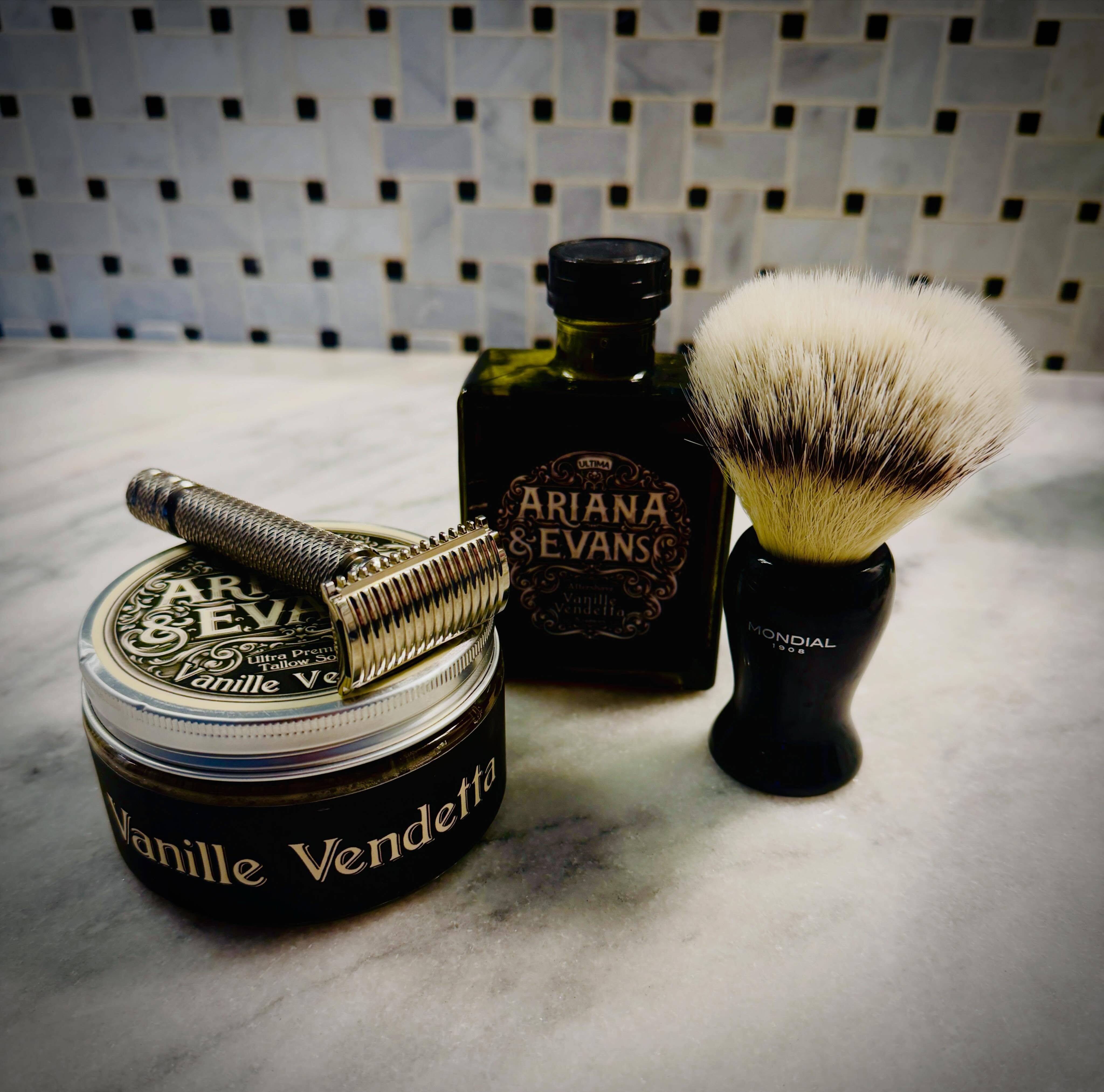 Thank you @ariana.evans.thebrand @wolfmanjamescanada @mondial1908 #sotd #fragrance #shave #wetshaving