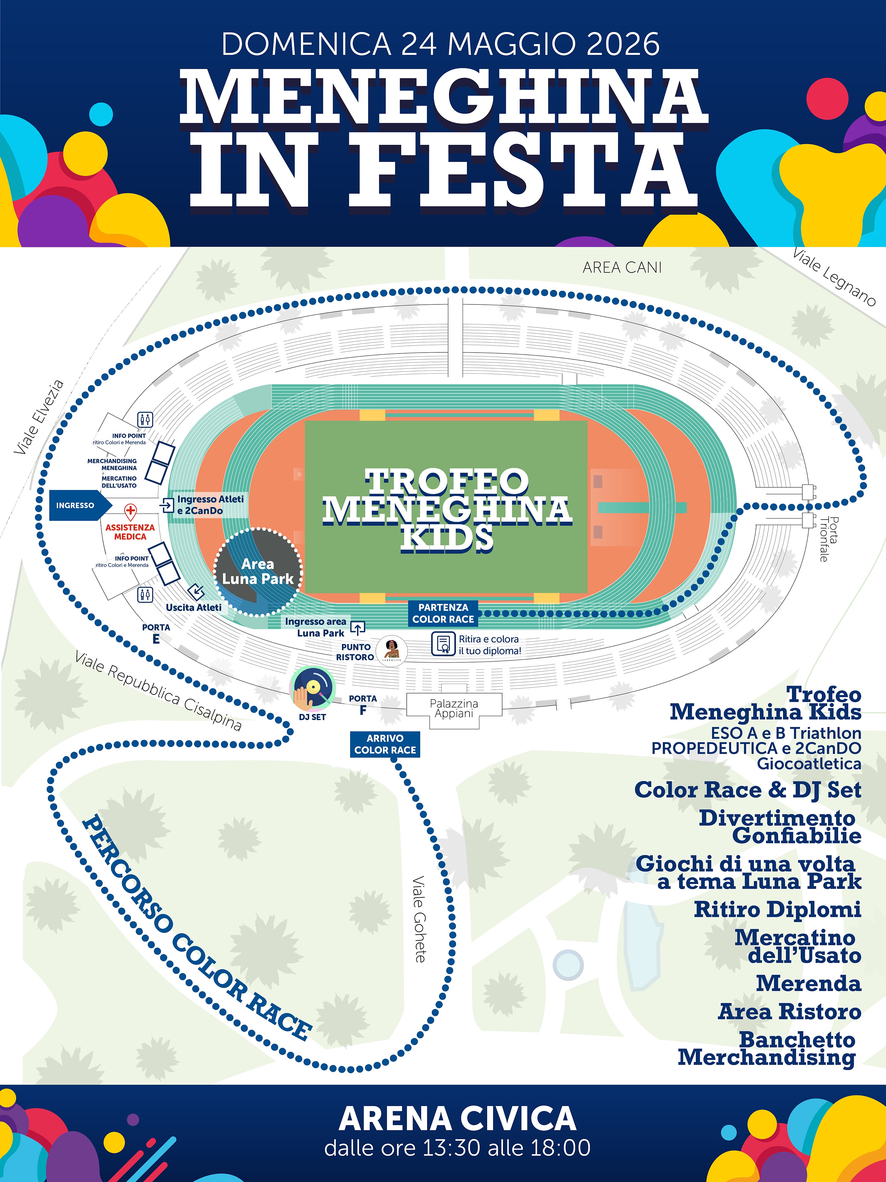 CARTINA DELL’ARENA 🏟️ - FESTA DI FINE STAGIONE 2025/2026
L’#atletica non è mai stata così divertente!
#tigers #atleticameneghina #milano