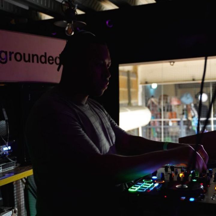 Flashback to Djoell @grounded.uk debut at @mezzanineldn in Tooting market.