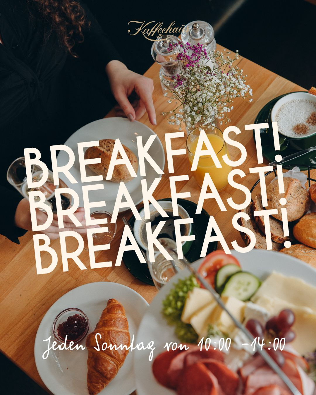 Jeden Sonntag von 10-14 Uhr erwarten euch bei uns leckere Frühstücksvariationen ☕️✨