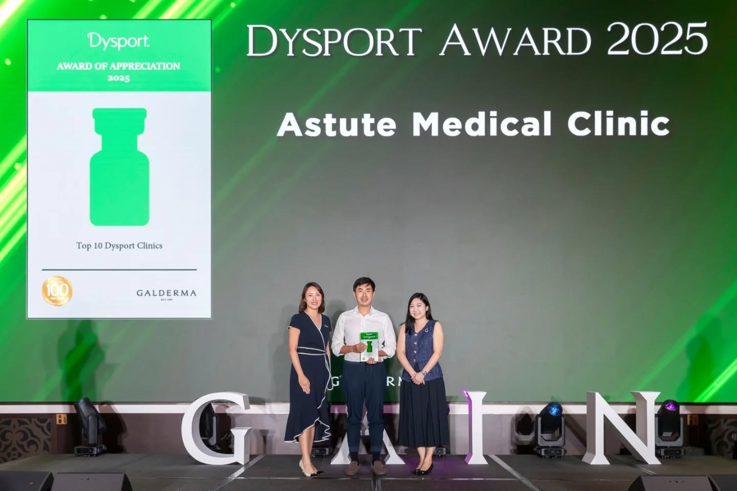 Honoured and deeply grateful to be recognised at the GAIN SG Symposium by @aestheticsbygalderma.sg ✨
Astute Medical is proud to have received:
🏆 Top 10 Dysport Clinic
🏆 Top 10 Restylane Clinic
🏆 Top 10 Sculptra Clinic
🏆 Alliance Elite Award
Most importantly, based on Galderma’s 2025 data, Astute Medical is honoured to be recognised as one of the top users for Sculptra in Singapore. This reflects the trust of our patients, the consistency of our results, and the experience built over years of dedication in medical aesthetics.
With our Medical Directors serving as Galderma trainers and with years of hands-on experience, we remain committed to providing safe, evidence-based, and natural aesthetic treatments for every patient.
Over the past 5 years, we have been humbled to continuously receive recognitions and awards throughout our journey as the first Galderma Excellence Centre in Singapore. These achievements motivate us to keep improving and raising the standards of patient care.
A heartfelt thank you to our team, partners, and most importantly, our patients for trusting Astute throughout this journey 🤍