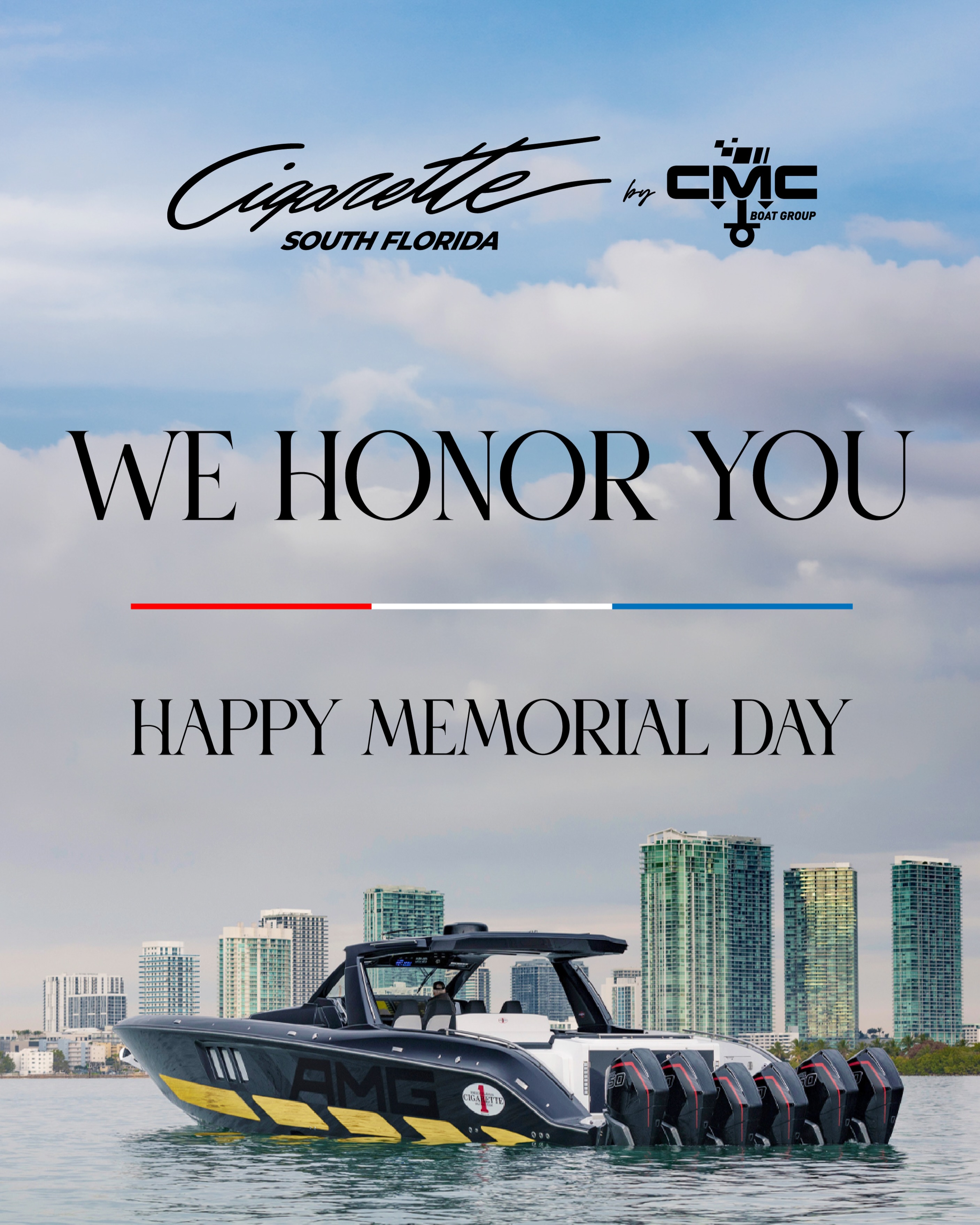Memorial Day on the water made possible by those who served and sacrificed.
We remember and honor you🇺🇸
📍 Cigarette South Florida – 2640 S Bayshore Dr Suite 206 Miami, FL 33133
📍 SLT Collection - 1050 W Sunrise Blvd Fort Lauderdale, FL 33311
Cigarette South Florida – (954) 909-5480
#CigaretteSouthFlorida #CigaretteRacingTeam #WallyCastroMarine #sltfortlauderdale #CMCBoatGroup