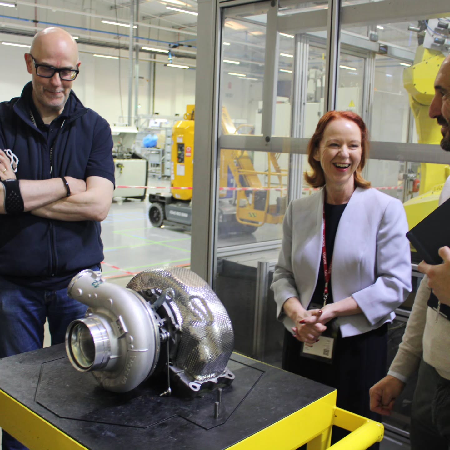 BorgWarner's Bradford plant brings over 350 skilled jobs to Bradford South. It was fantastic to catch up with new plant manager Anton and see how these Bradford-made parts are making engines more efficient across the globe.