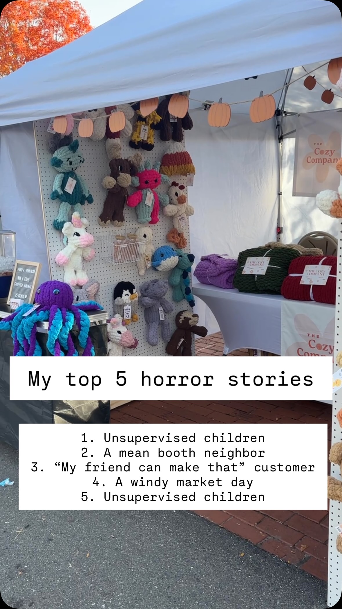 Heavy on the unsupervised children part 😅
#CraftFairLife #SmallBusinessProblems #VendorLife #marketseason