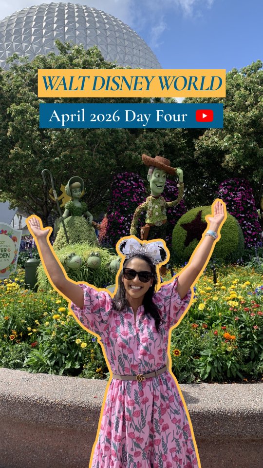 Saving the best for last! 🌸🎢✨
EPCOT's Flower & Garden Festival was amazing this year! The peach Dole Whip was a dream 🍑
Part 4 and our final Walt Disney World recap is LIVE on YouTube now, link in bio!
💬 What is your must ride for a Magic Kingdom night? Drop it below!
#EpcotFlowerAndGarden #MagicKingdomNight #DisneyLastDay #PeachDoleWhip #WDW2026