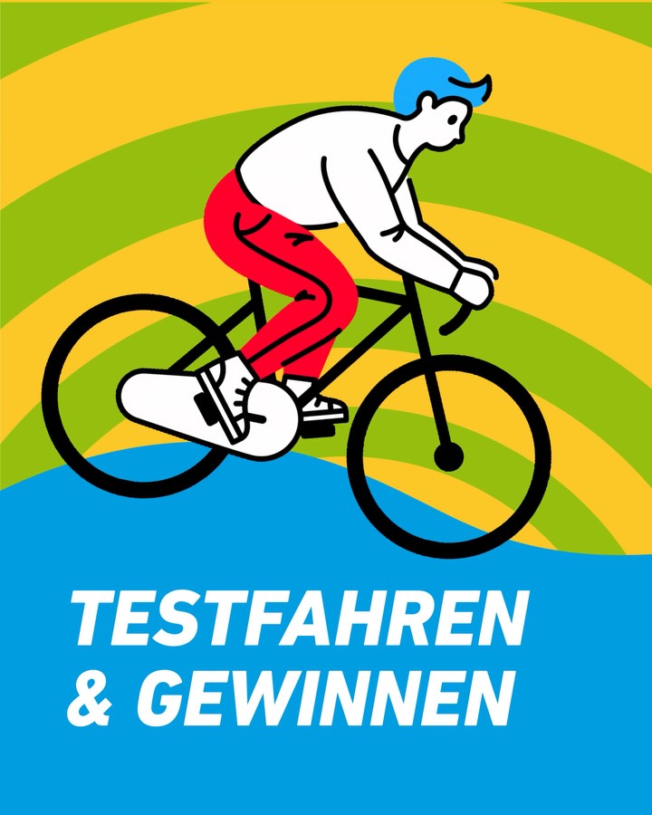 Am diesjährigen Velofrühling hast Du die Möglichkeit, über 100 verschiedene Velos und E-Bikes auszuprobieren – kostenlos und unverbindlich 🚲 Und mit etwas Glück gewinnst Du mit Deiner Registrierung zur Testfahrt einen von 60 Preisen im Gesamtwert von über 6'700 Franken 🔥
🚴 Velos testen – so geht es:
1) einmalige Registration zur Absicherung für Haftungsfälle
2) ID als Depot hinterlegen
3) E-Bikes ab 14 Jahre (mit Mofa-Ausweis) resp. ab 16 Jahre
4) Nimm deinen Helm und evtl. Veloschuhe und passende Bekleidung mit. Für Testfahrten von E-Bikes mit Tretunterstützung bis 45 km/h ist dein eigener Helm obligatorisch.
5) 15 Minuten lang da lang fahren, wo du testen möchtest
Es erwarten dich tolle Preise wie z.B. das Superior eWay 6.2 (gesponsert von @amslerbikesparts), die BBB Traveller Teleskopic Pumpe BMP-53 (gesponsert von @bbbcyclingswitzerland) oder Muc-Off Value Pack Pflegeset (gesponsert von @mucoff).
🔥 Alle Preise sowie alle Infos zum Testfahren: www.velofruehling.ch/testen
🚲 Velofrühling 2026 am 30. Mai auf dem @lagerplatzwinterthur
#velofruehling #winterthur #velove #wintivelo #lagerplatzwinterthur