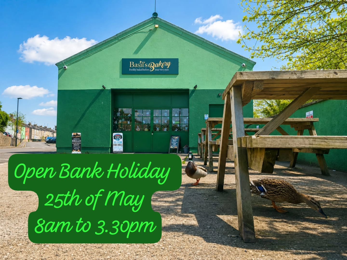 Bank Holiday Monday, May 25th, marks the annual Spring Bank Holiday across the United Kingdom! Falling on the last Monday of May, it unofficially kicks off summer. We'll be open from 8 am to 3:30 pm, so come grab a fresh loaf of bread and say hello! ☀️🌸 #BankHoliday #suportlocal #indepentantbakery #artisanbakery ##familybakery