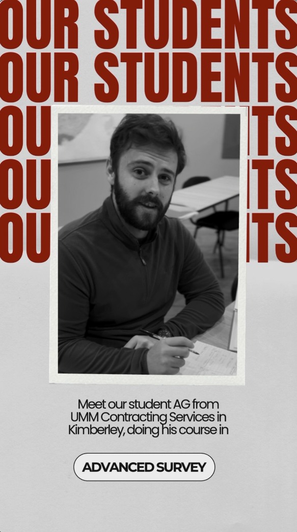 Meet AG, one of our dedicated students that conquered the Advanced Survey Course here at Spiro Survey Training.
Stepping into the mining industry requires a massive amount of physical grit and mental endurance, and we saw that exact drive every single day. From navigating complex geological theory to mastering the physical precision required out in the field, they are putting in the heavy hours to secure a powerful career in the South African mining sector. We are incredibly proud to be part of this journey.
#SpiroSurveyTraining #MeetOurStudents #MiningEducation #CareerGrowth #FutureMiners