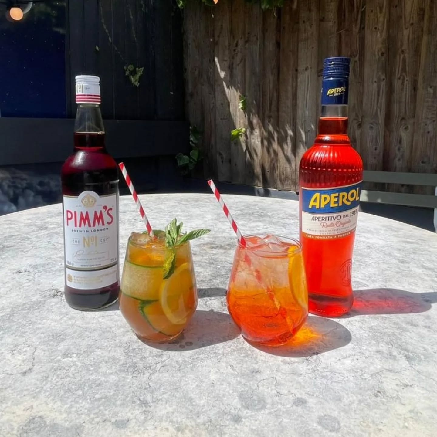 It's Pimm's & Spritz season at The Alma 🌞 #pimmsoclock #spritzplease #citrusgotreal