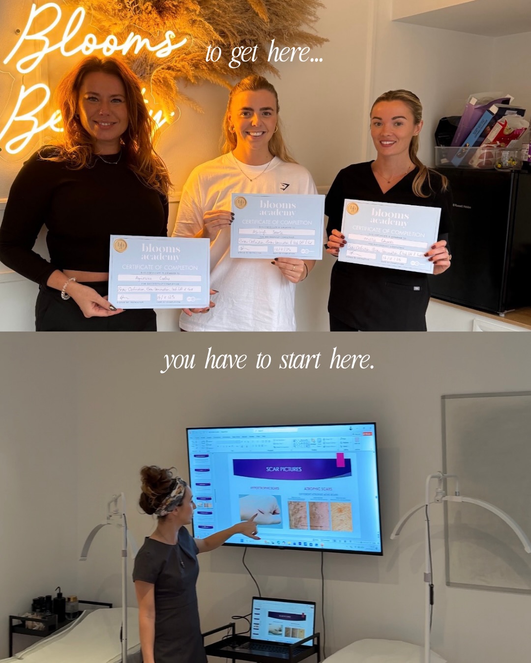 To reach your goals, you have to start at the beginning 🤍
Start your beauty career today with blooms | courses available to book via the link in our bio.
ABT Accredited | Finance Available | Beginner Friendly