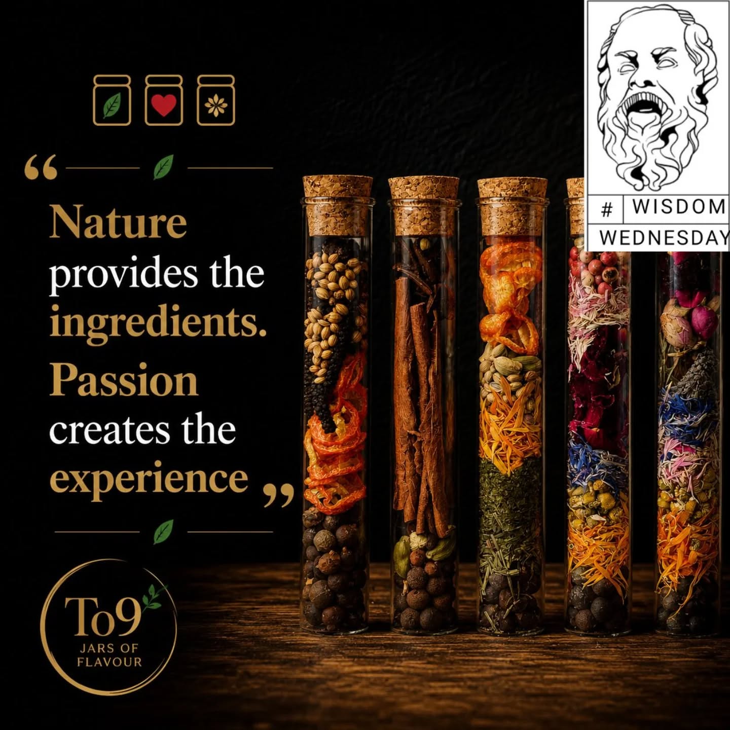 Passion is definitely not something we lack at #to9herbandspice !
We live what we do ❤️
#wednesdaywisdom
#spicelovers #spiceshop #foodie