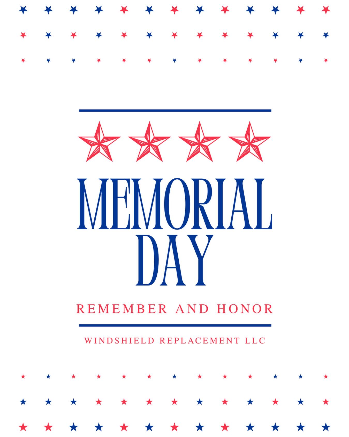 This Memorial Day, we honor and remember the brave men and women who gave their lives in service to our country.
Their sacrifice, courage, and dedication will always be remembered.
Wishing everyone a safe and meaningful Memorial Day from Windshield Replacement LLC.
#memorialday #honor #thankyouforyourservice #usa #windshieldreplacement