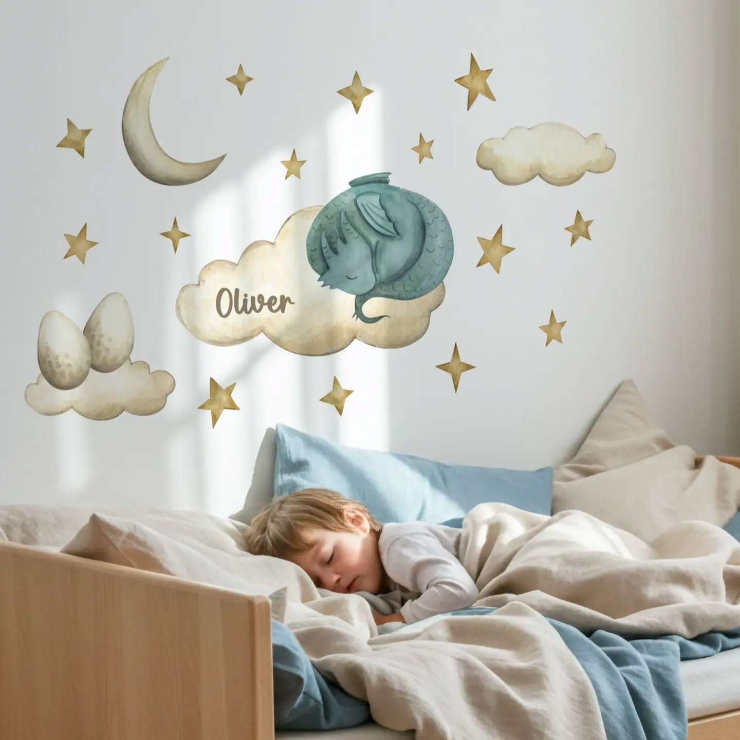 Sweet dreams live here 🌙
#moonandstars #nurserydesign #wallstickers #walldecal #sourcewall