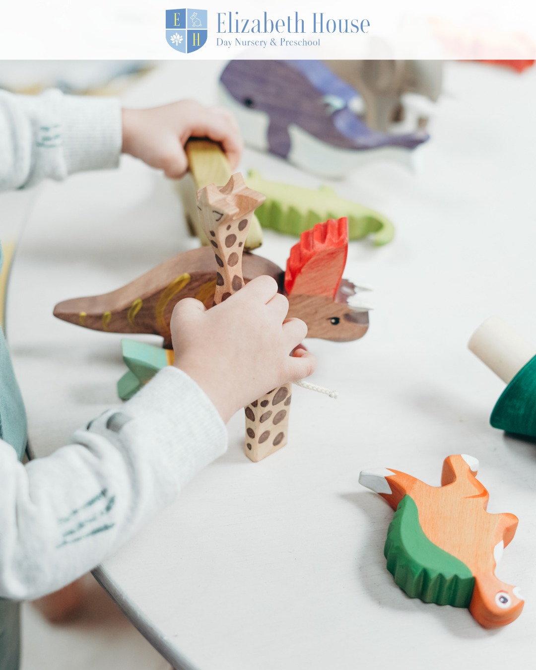 Our 'All About Animals' topic has inspired lots of creative fun, from animal crafts to imaginative play. These activities support fine motor skills, creativity and a love of learning through play. ๐พ
#preschool #elizabethhousenursery #nursery #earlyyears #eyfs #wallingford #oxfordshire