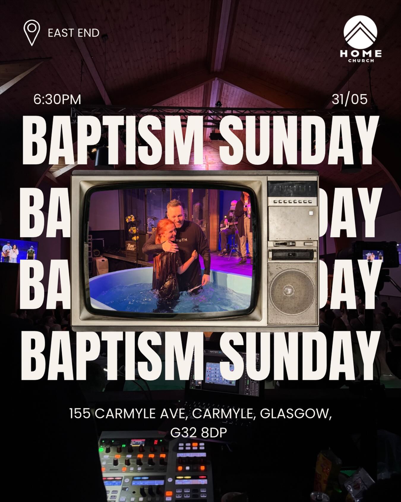 We’re sooo excited for THIS SUNDAY 🙌🏻🙌🏻
Join us in our East End campus at 6:30PM. Baptism is a public declaration of the new life we’ve been given through Jesus, leaving our old lives behind and committing our lives to him. 🌊💪🏻
We’d love for you to come along, hear some powerful testimonies and celebrate our Home Church family 🤍
#jesus #baptism #faith #christian #church