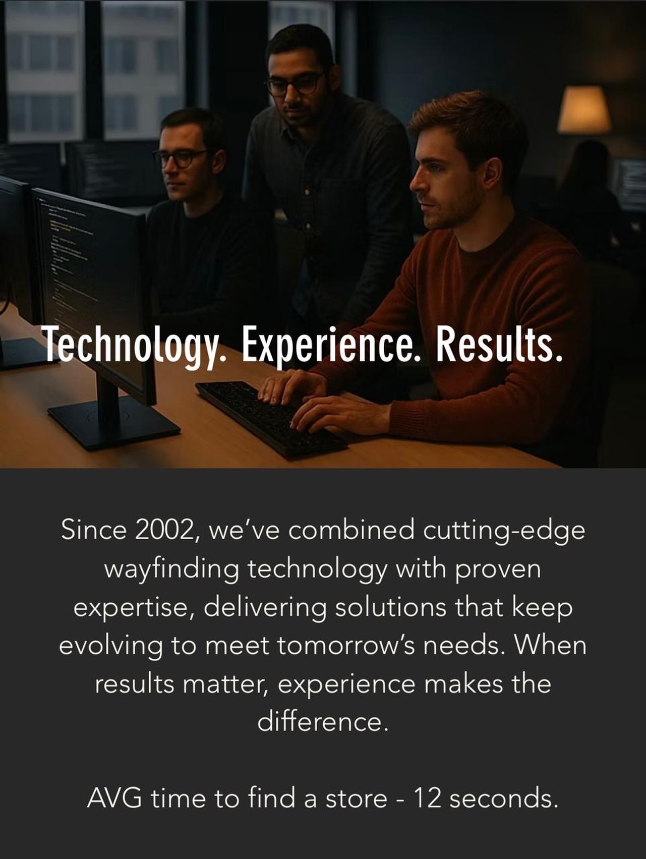 Technology. Experience. Results.
