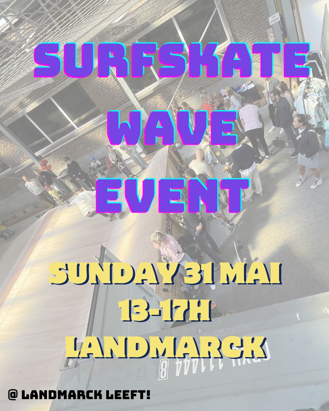 🌊 SURFSKATE SUNDAY @ LANDMARCK 🌊
31 May • 13:00 — 17:00 • during “Landmarck Leeft”
Alternating wave sessions for men & women, good vibes only ✌️
Expect music, drinks, awesome people & the Soulshop is open!
🎟 Free event
Wave access = €5 incl. surfskate use, helmet & insurance.
Discover boards, custom shapes & repairs by Slam Surfboards & Rippin Eye Surfboards.
🔥 Check out the unique hand-burned balance board artwork @maris_artofficial — place a bid and support Daisy Fields Animal Sanctuary @daisyfields_sanctuary
⚖️ Test our balanceboards & Gibboards in the balance corner all afternoon.
See you on the wave 🤙
Let us know in comments who’s in 😜
Thnx to our sponsors @absrb.be @brackxed_ @slam_surfboards @rippin_eye_surfboards @zimbashop @blackboxboulder @thomasvandemeulebroucke @v_fox_tattoo