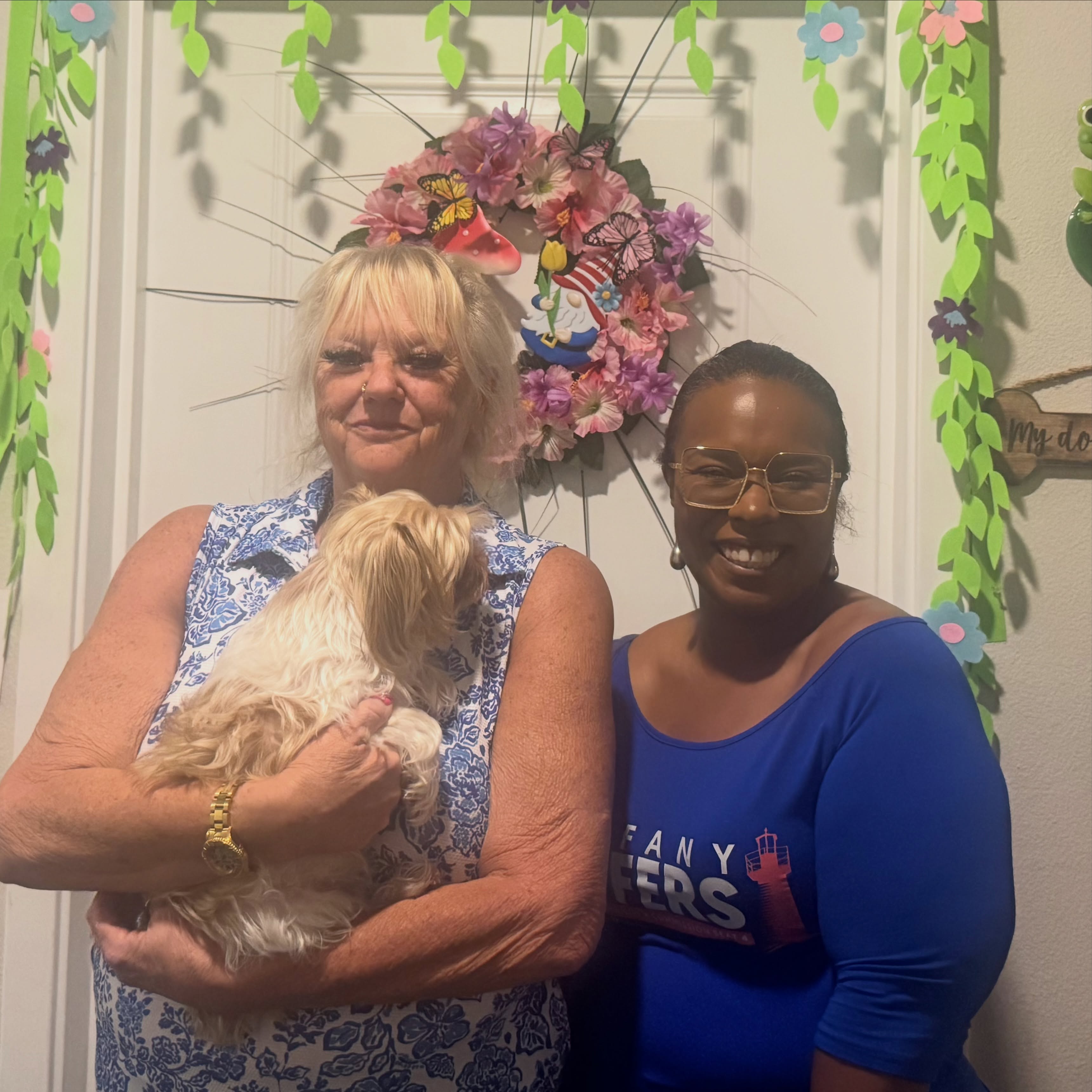 I get so much joy from visiting our seniors. After sharing lots of laughs, I hear the voice breaking as stories of hardship are shared. This always makes my heart ache. There’s so much we need to do for those who need our help the most. I’m working hard to continue to share resources, fundraise and help create connections that support our beautiful seniors.
Political advertisement paid for and approved by Tiffany Jeffers, Candidate for Kissimmee City Commission Seat 4