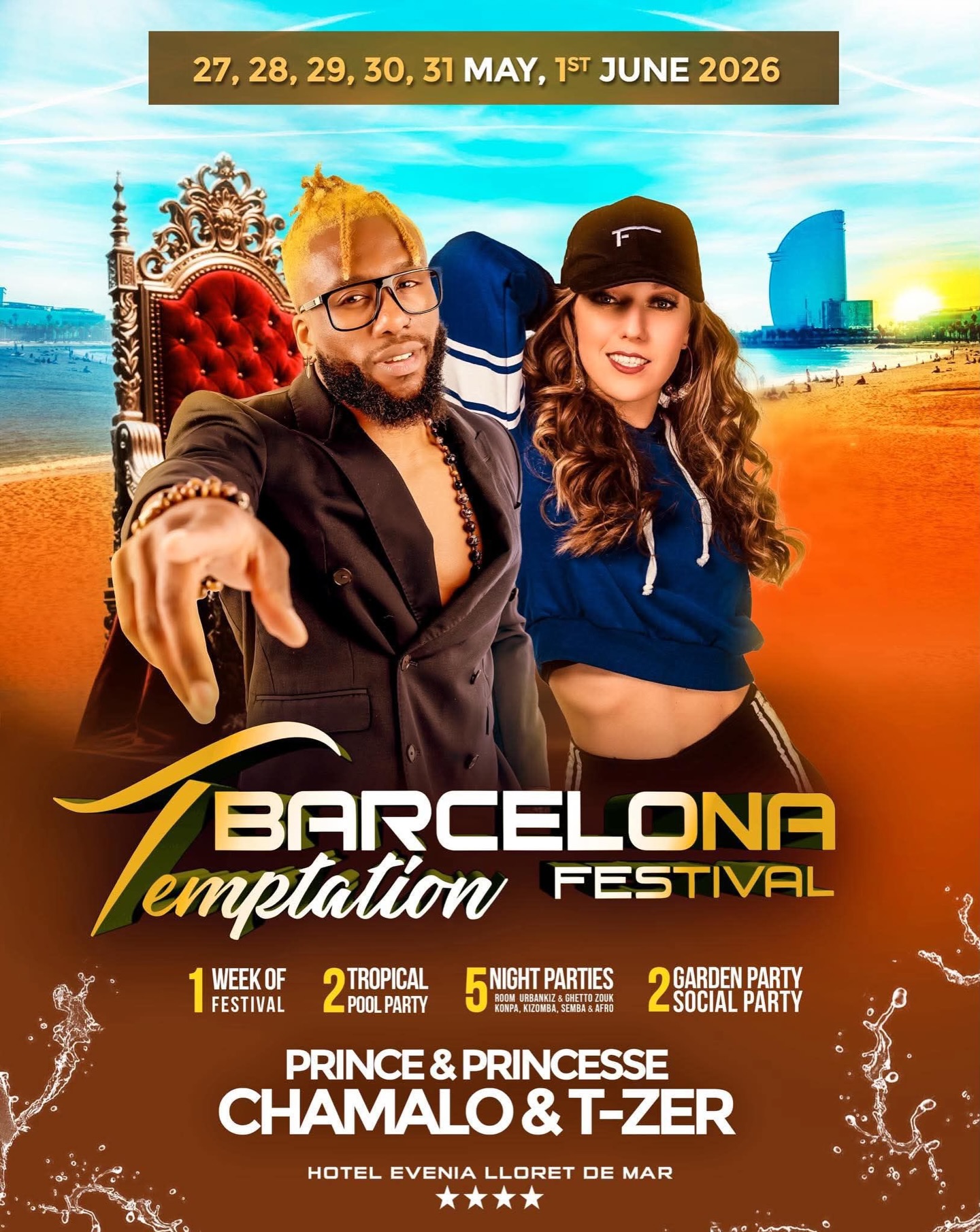 Will we see you at @temptationfestival ?! #ChamaloTzer