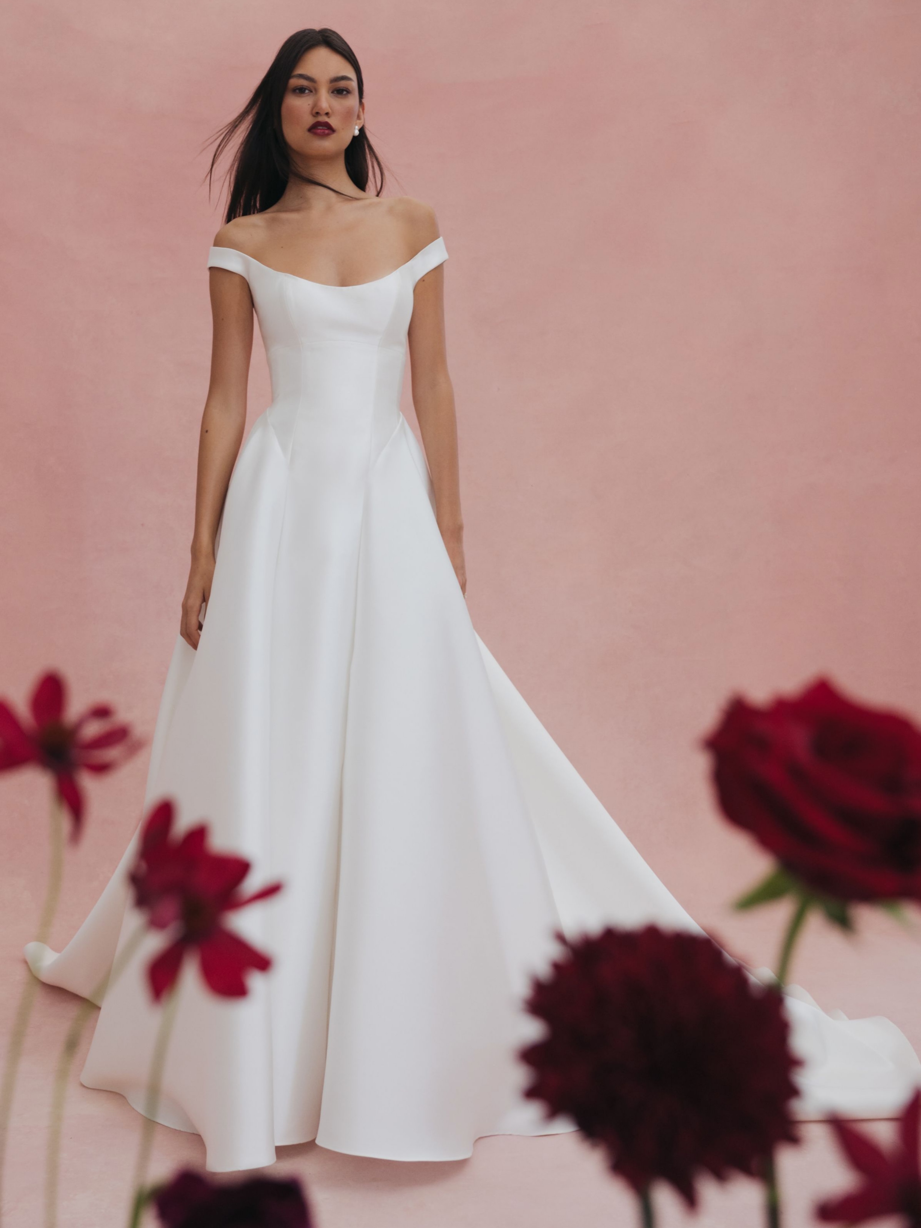 Rumour has it, this might arrive on June! Alyne from Jenny Yoo. Off the shoulder mikado.