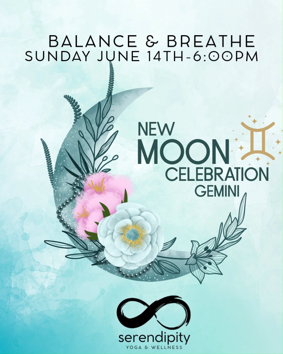 Join us Sunday, June 14th at 6:00pm for Balance & Breathe, our New Moon celebration inspired by the curious, communicative, and transformative energy of the Gemini New Moon.
The New Moon invites a cosmic reset. This is a chance to pause, breathe deeply, and set intentions for what you are ready to create, explore, and welcome into your life.
Under Gemini’s influence, this becomes a powerful time to shift your mindset, reconnect with your voice, open yourself to new possibilities, and release the mental clutter that keeps you feeling scattered.
Together we’ll move through intentional breathwork, mindful movement, reflection, release practices, and grounding stillness, all supported by the healing vibrations of the crystal singing bowls.
Come as you are and allow yourself space to reconnect, realign, and begin again.
In person and online
Sunday, June 14th
6:00pm
Serendipity Yoga in The Armoury
Spaces are limited. Please reserve your spot in advance.
Visit serendipityyoga.ca to reserve your space.
#serendipityyoga
#healthymovementyourway
#yogapec