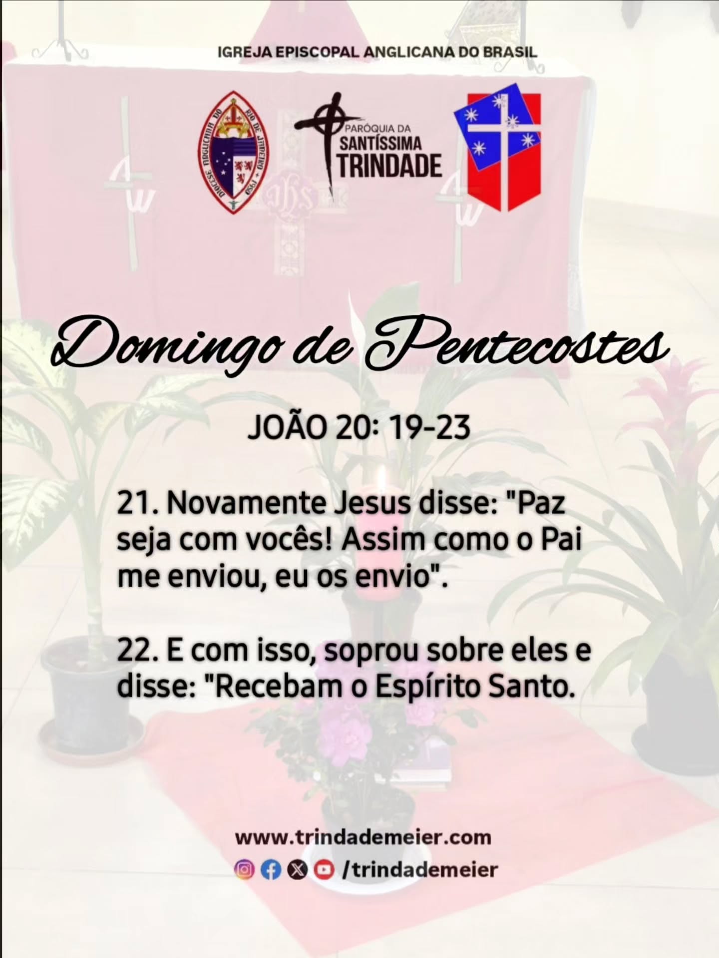 24/05/2026 Domingo de Pentecostes.