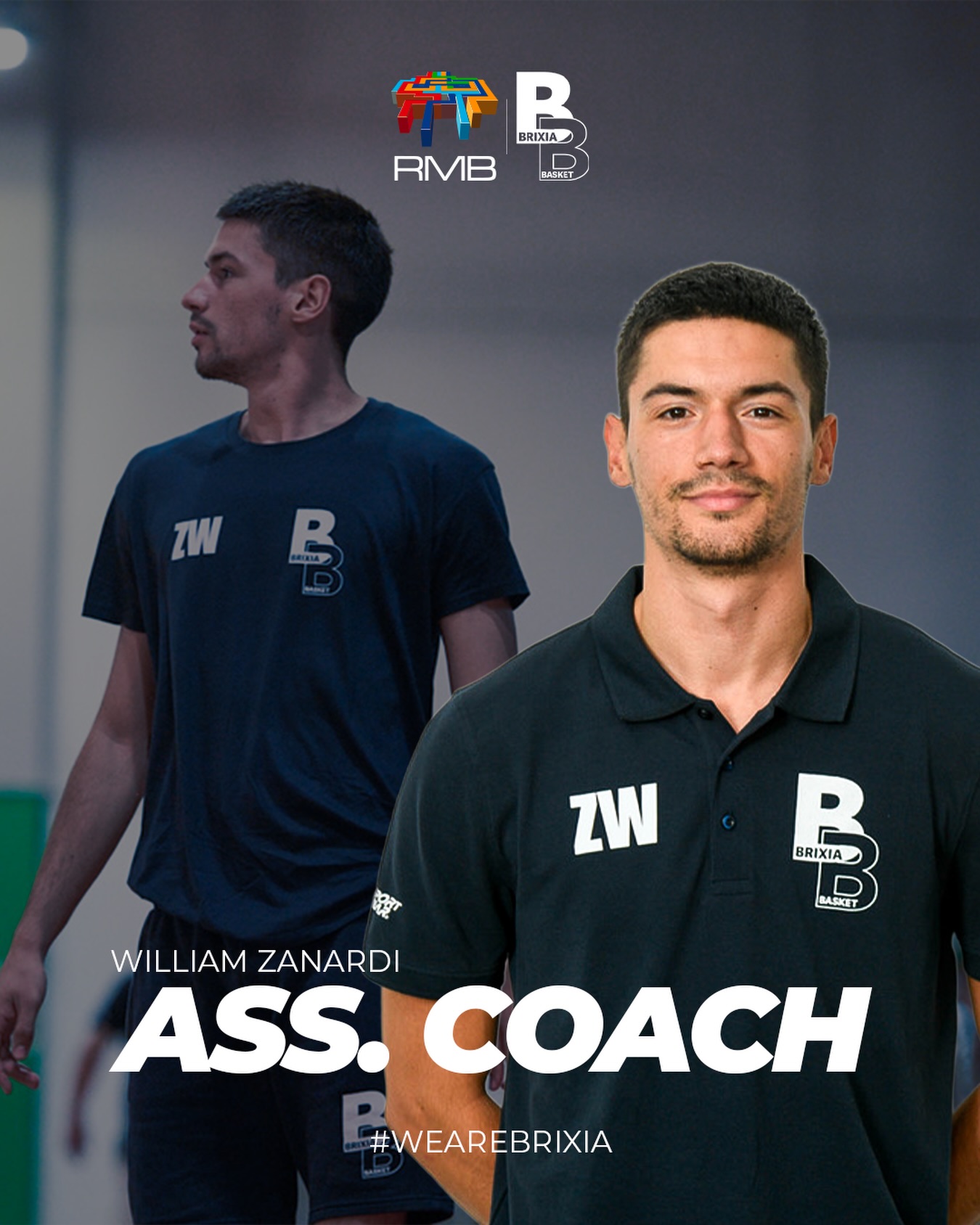 𝙎𝙏𝘼𝙂𝙄𝙊𝙉𝙀 𝟮𝟬𝟮𝟲-𝟮𝟳 🏀
Energia, entusiasmo e tanta voglia di continuare a crescere insieme 💙
Nel percorso biancoblù ci sarà ancora una volta anche William Zanardi, confermato nello staff tecnico della prima squadra come Assistant Coach 🔥
Creatività, intensità e freschezza: in palestra porta idee nuove, cura dei dettagli e tanta passione per questo sport, vivendo ogni giorno Brixia con entusiasmo contagioso.
Si riparte. Ancora insieme 🤍
#wearebrixia