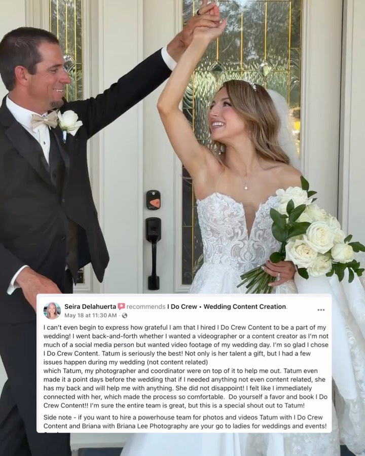 To our 2026 spring brides 🌸🤍 Thank you for letting us be part of your love stories. Your messages, reviews, and kind words truly mean the world to our small business ✨
#weddingday #weddingcontentcreator #azweddingcontentcreator #testimonials