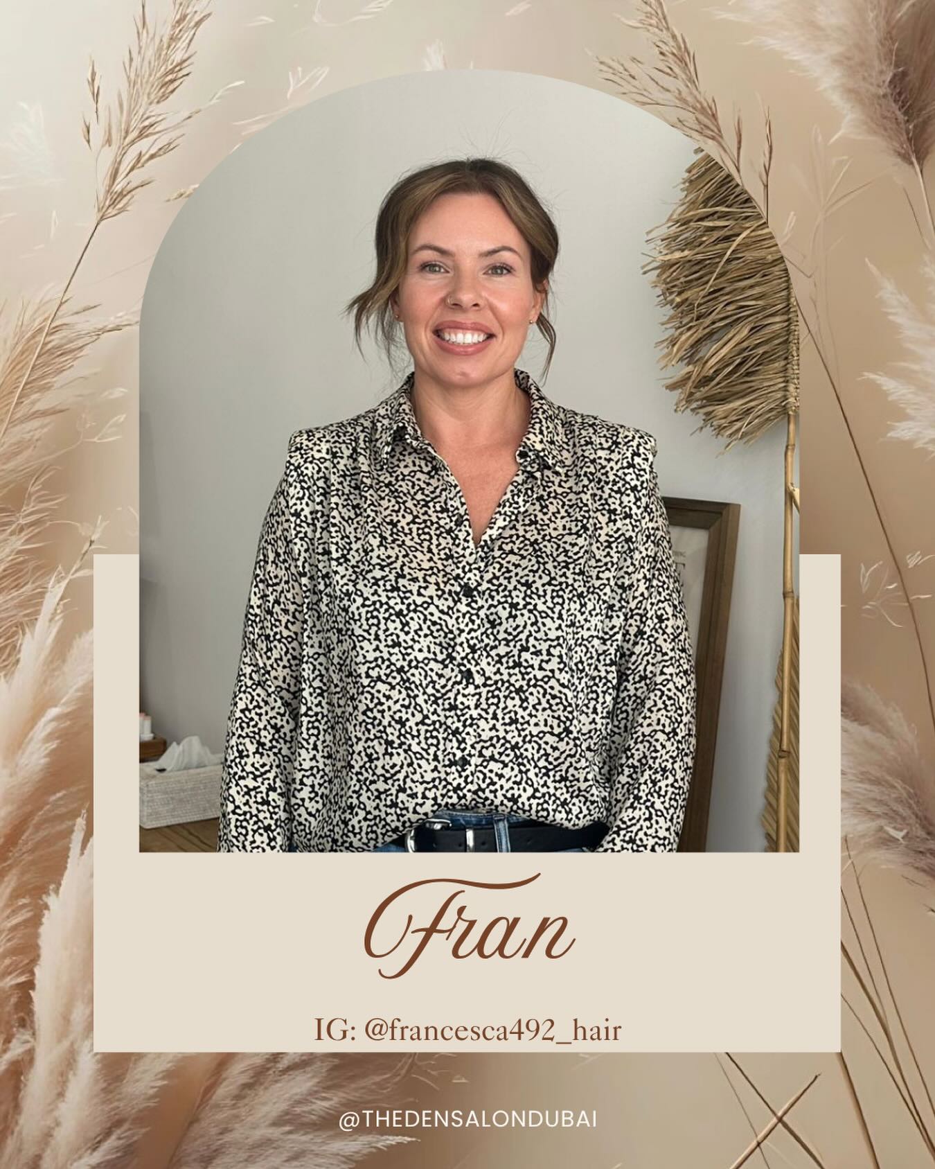 This is Fran @francesca492_hair, our cut specialist at The Den Salon with over 20 years of experience in hair. ✂️
She specialises in precision-edgy, short-to-layered cuts, focusing on clean shapes and wearable styles that are tailored to suit each person rather than following a one-style-fits-all approach.
Outside of work, she’s a busy Irish mum and someone who makes time for the gym whenever she can. ☘️
Skilled, grounded and genuinely passionate about her craft, that’s Francesca. 🤎🌴