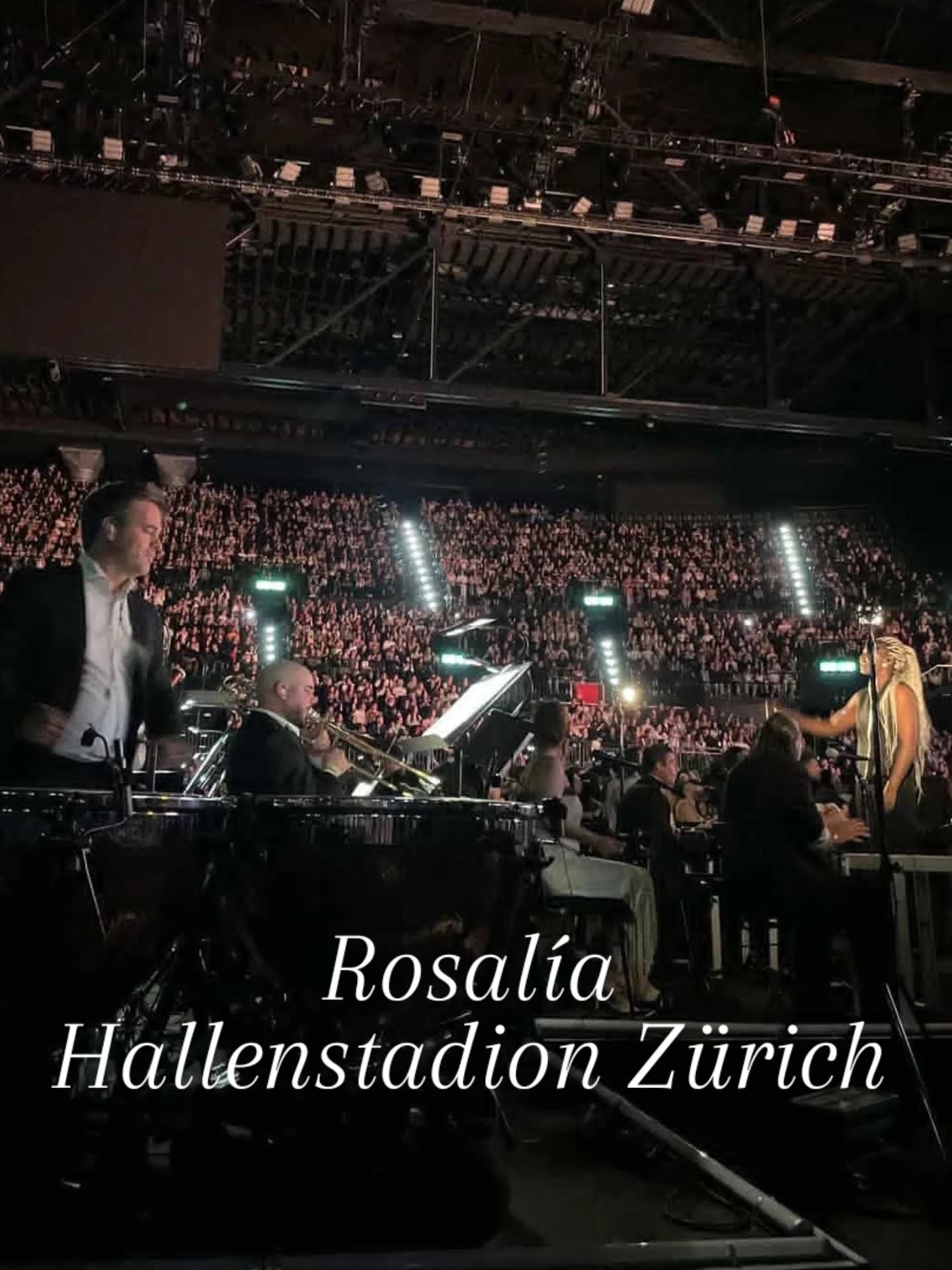What an incredible show ✨️
Thank you guys ❤️🔥
#rosalía #hallenstadionzürich #luxtour #orchestra #trumpetplayer
