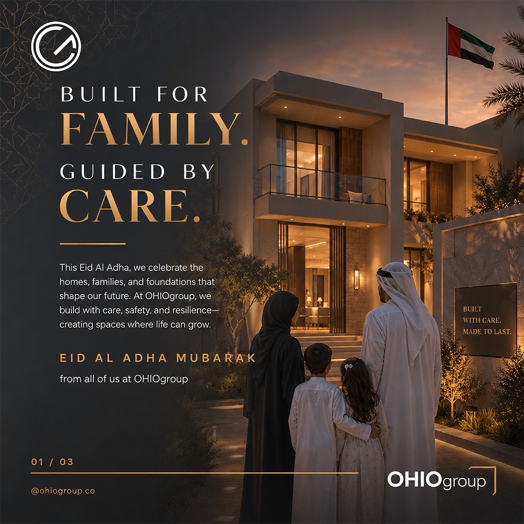 OHIOgroup honors the spirit of togetherness this Eid by building homes where families gather, celebrate, and feel truly connected.
Eid Mubarak!
#ohiogroupuae #eidmubarak #eiduae #2026eid