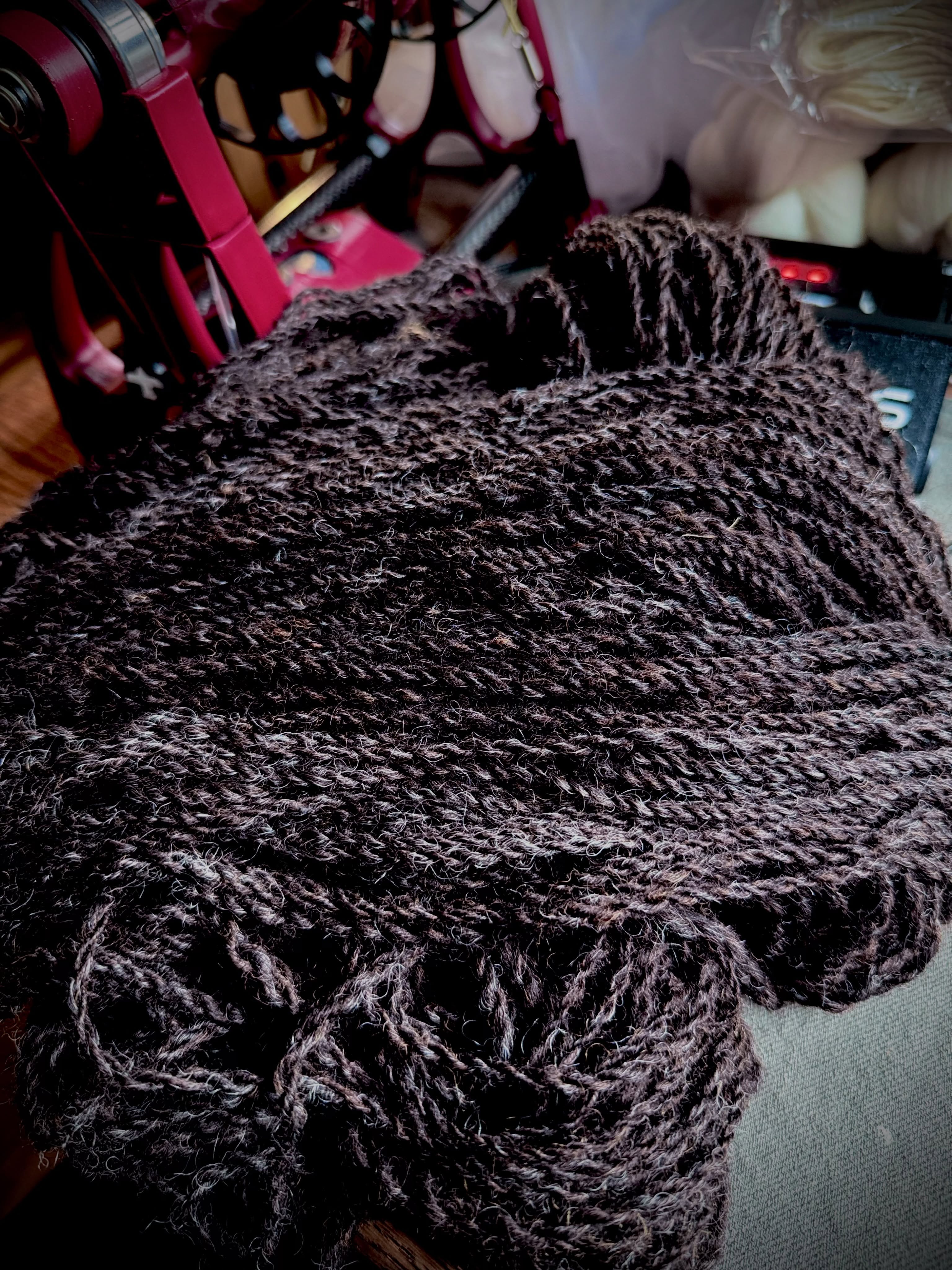 I’m not sure my picture even did her justice… I had to tweak it so much to show the correct color and view…. But “Leisel” is a stunning East Fresian Sheep, she is tri-colored and she is irresistible… I couldn’t resist washing the two skeins I had spun up. I am doing a sweater spin, worsted spun, so I am combing which means the locks get washed in tact which takes a lot of time and water. I wash my locks in stackable plastic trays… it’s worked great, I saw and read it somewhere that someone does this and I wish I remembered where I saw it to give a shout out and to thank her!
Not sure if anyone ever wants to see any process… I’m not an expert by any means and I have failures same as everyone… but I’m always happy to make people videos, or put a short up on YouTube (cause apparently that’s all I rate since I don’t have X amount of followers and I pay them for premium) 🤷♀️
#fiber
#fiberprep
#spinners
#handspun
#handspunyarn