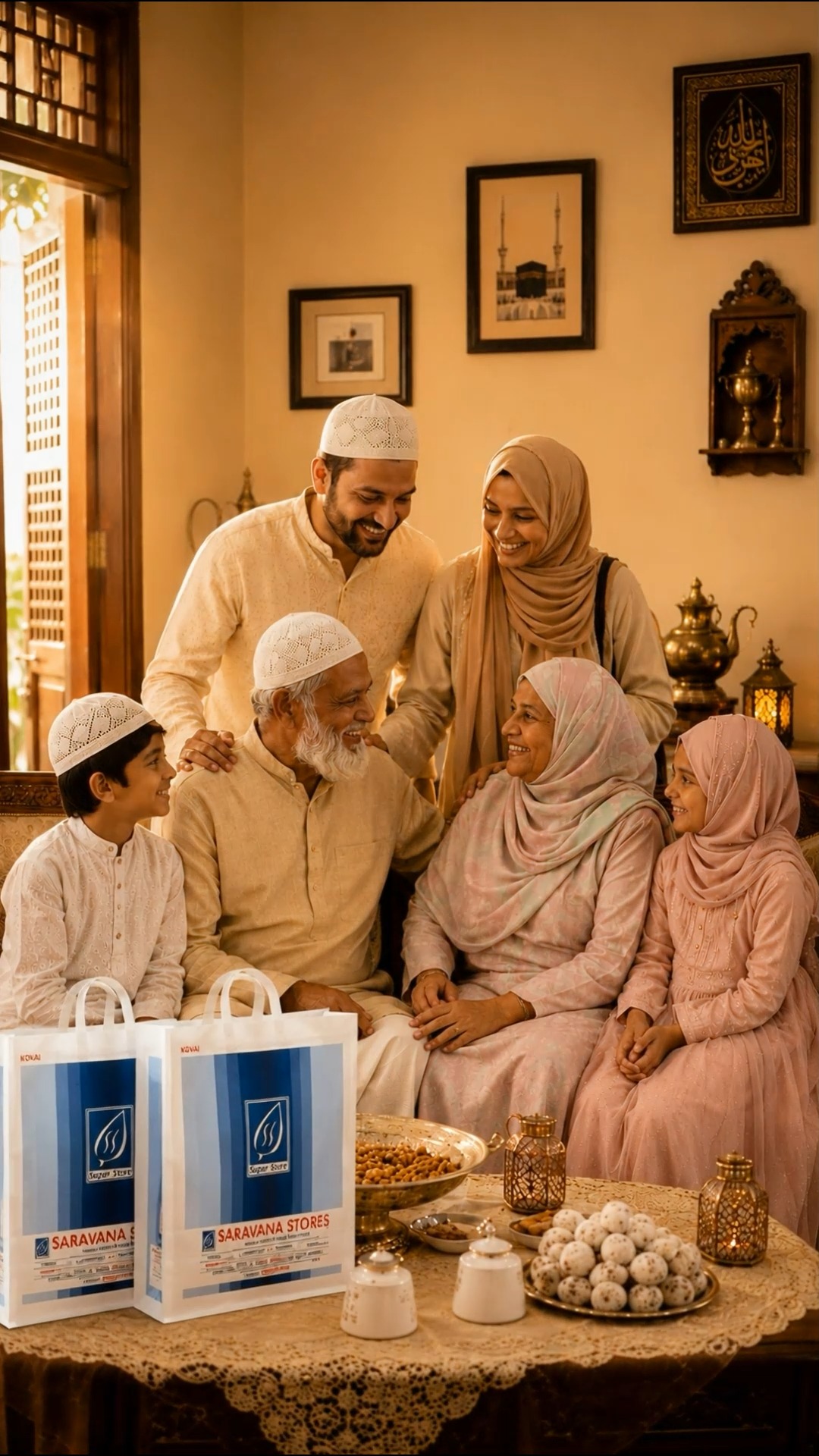 The biggest gift of any festival is the love shared with family.
Share the love this festive season with perfect gifts from the house of Super Saravana Stores.
Eid Mubarak to you and your loved ones!
#SuperSaravanaStores #EidMubarak #Bakrid2026 #FestivalOfLove #FamilyTime #EidShopping #FestiveVibes #ShareTheJoy