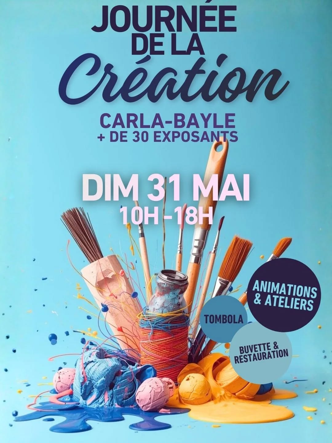 Retrouvez-moi ce dimanche à la journée de la création au #carlabayle 😊🍲👩🍳
J'y serai avec la caravane 'Cuisine nomade' et un menu fraîcheur et saveurs pour vous régaler :
- Samossas au choix: dinde façon pastilla aux amandes/ légumes Curry
- Assiette fraîcheur comme une salade thaï : vermicelles de riz, crudités, gingembre, cacahuètes, poulet mariné ou tofu mariné pour la version végé
Au plaisir de vous y voir 😊