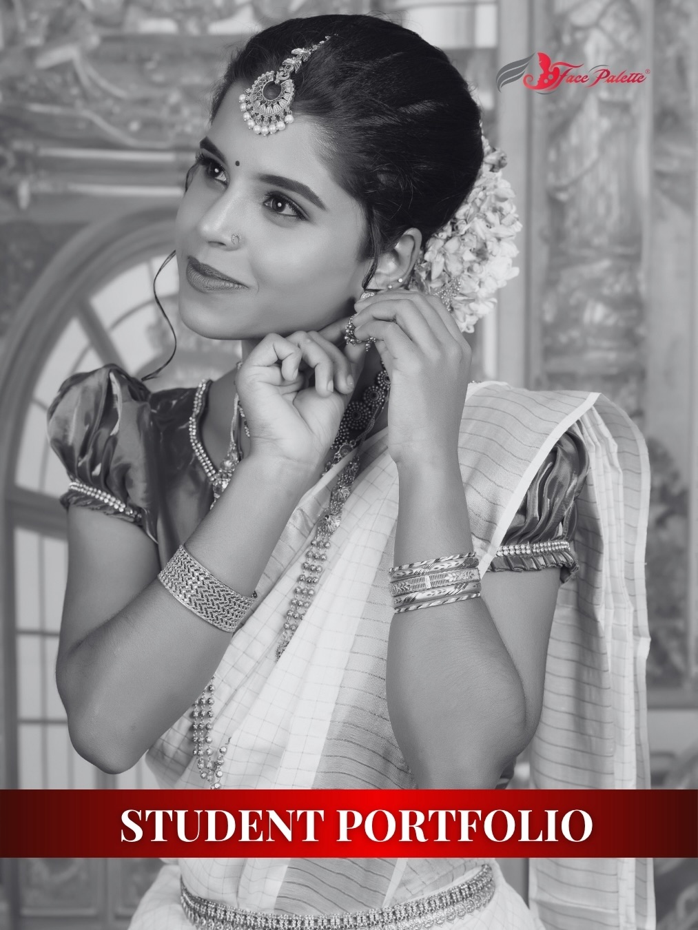 Student Portfolio Created At Our Academy 🧡✨
Face Palette Makeup Academy – Certified by Europe India Centre for Business and Industry, a European Parliament accredited organisation, is Kerala’s leading destination for professional makeup education! 🌍
For details call or message us at 9847074073.
In addition to classes at our academy in Kochi, through our LIVE ONLINE LEARNING program, students from various parts of India and the world are also taking part in the Makeup Artistry course simultaneously.
#bridallooks #wedding #bridalinspo #bridalhairstyle #indianbridalmakeupartist