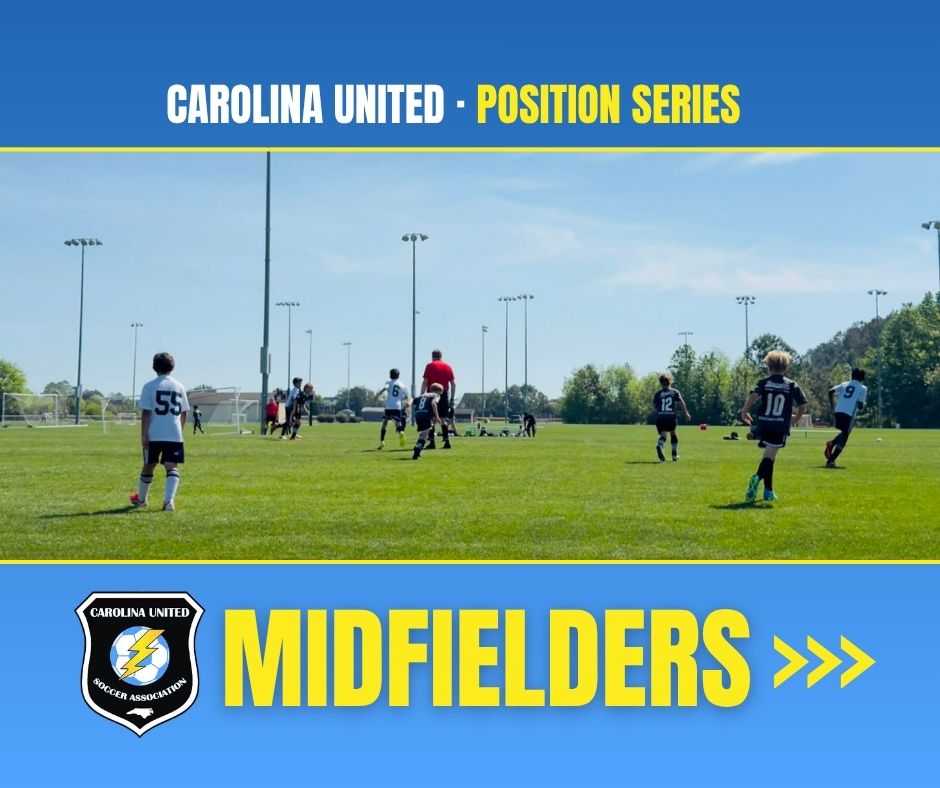 Midfielders connect everything on the field; they help create opportunities, support defensively, and keep the game moving.
Carolina United develops players ages 5–18 across recreational, travel, futsal, and soccer school programs.
Come be part of the family.
Register at carolinaunitedsoccer.com